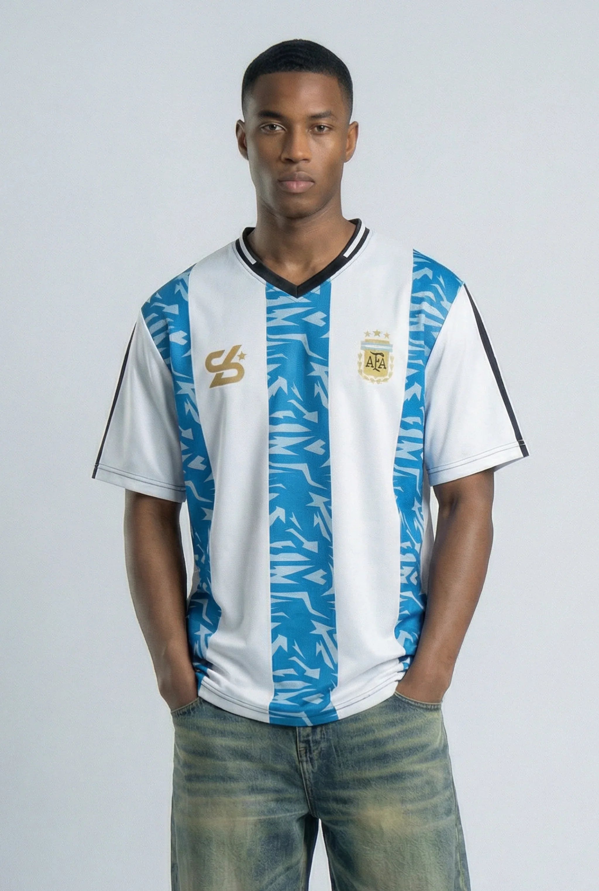 Argentina Inspired Oversize Jersey – slekoo