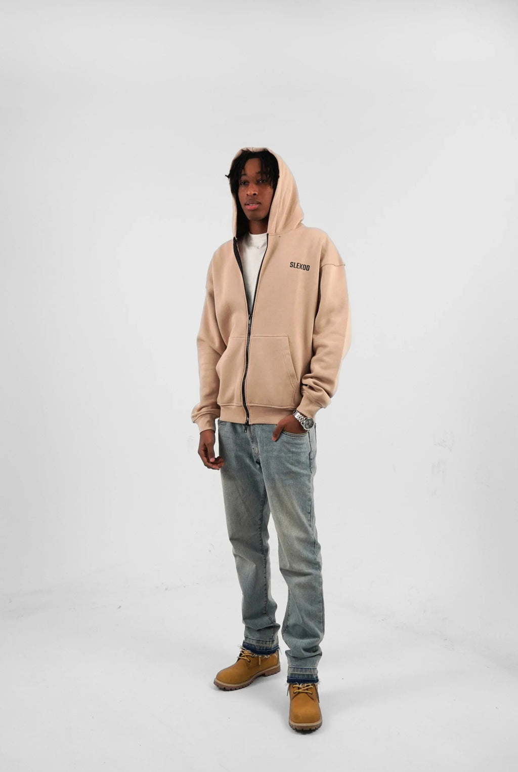 Unisex Signature Oversize Zipper Hoodie