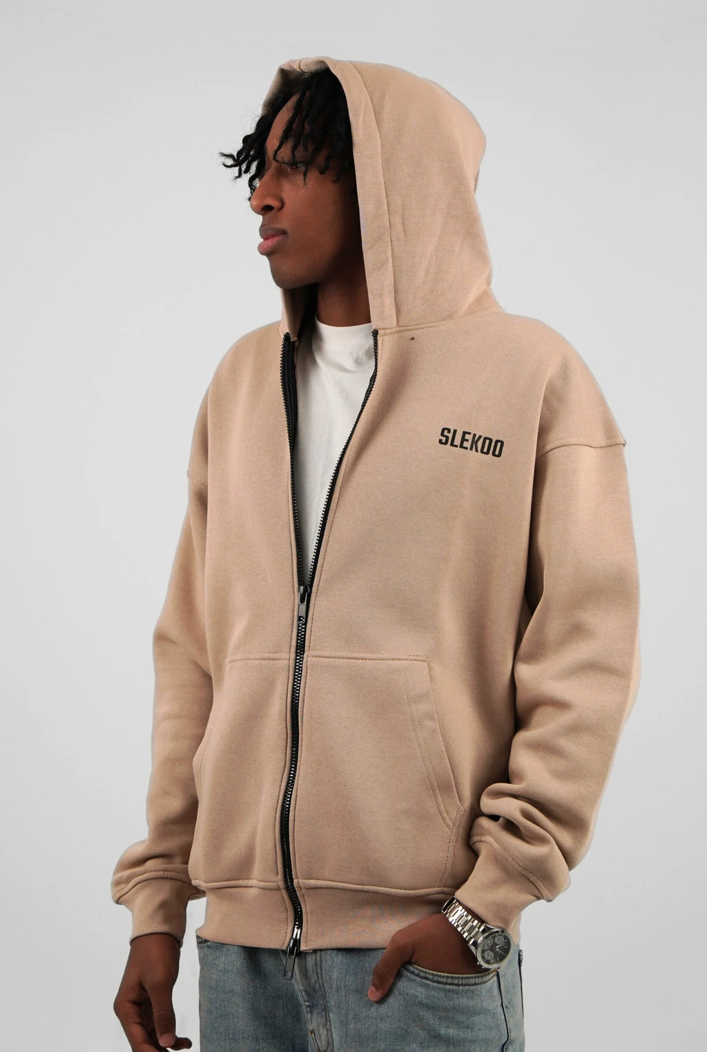 Unisex Signature Oversize Zipper Hoodie