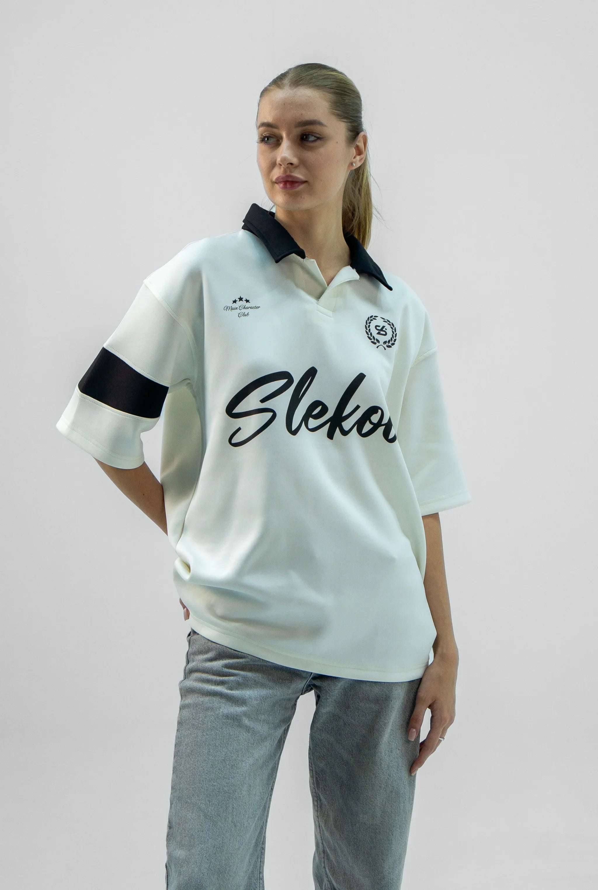 Unisex Polo MCC Oversize Jersey Off White Edition