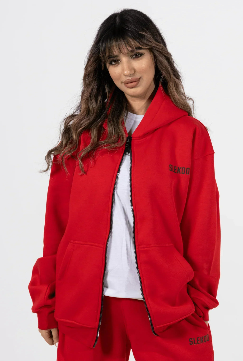 Unisex Signature Oversize Zipper Hoodie