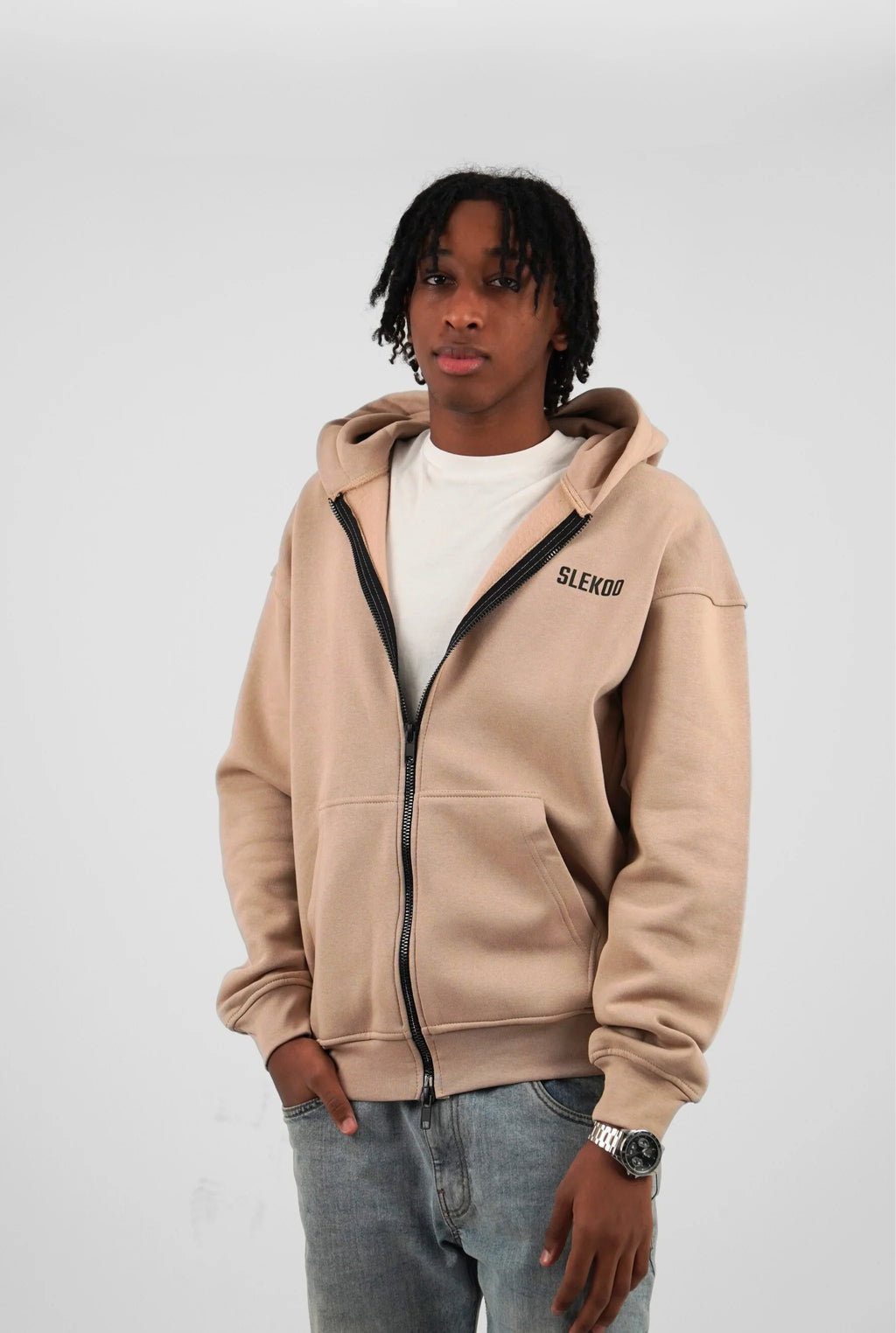 Unisex Signature Oversize Zipper Hoodie