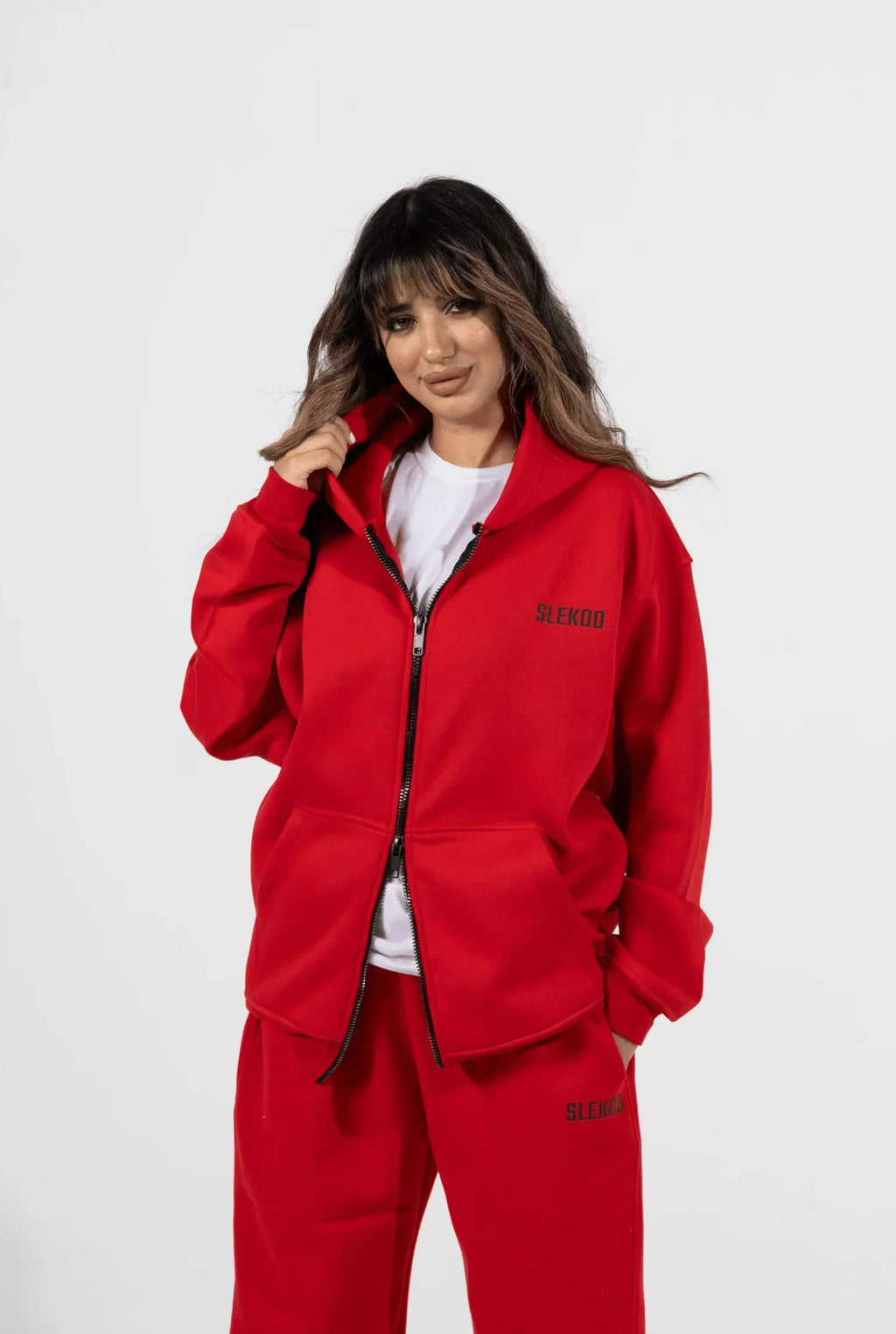 Unisex Signature Oversize Zipper Hoodie