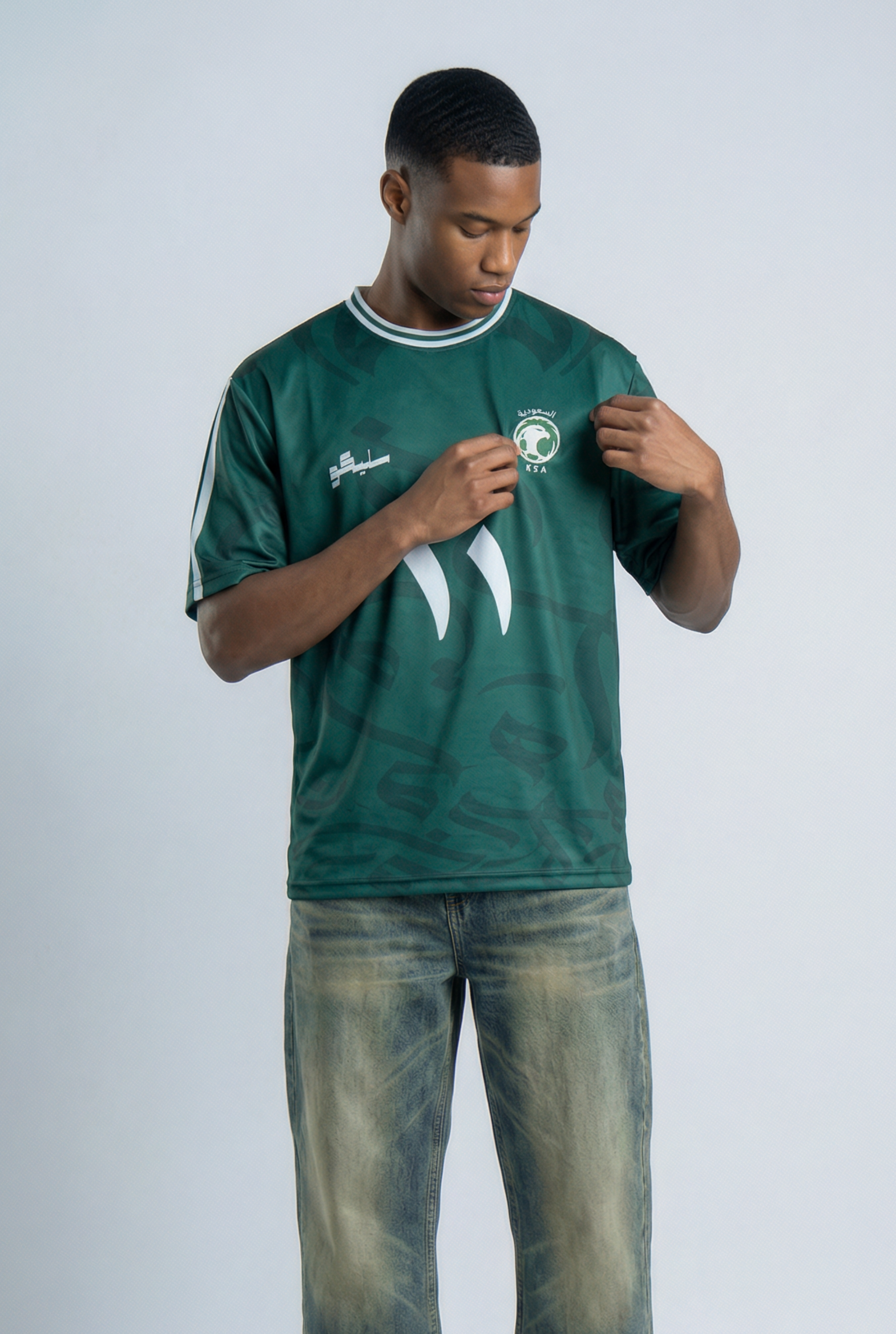 Saudi Inspired Oversize Jersey