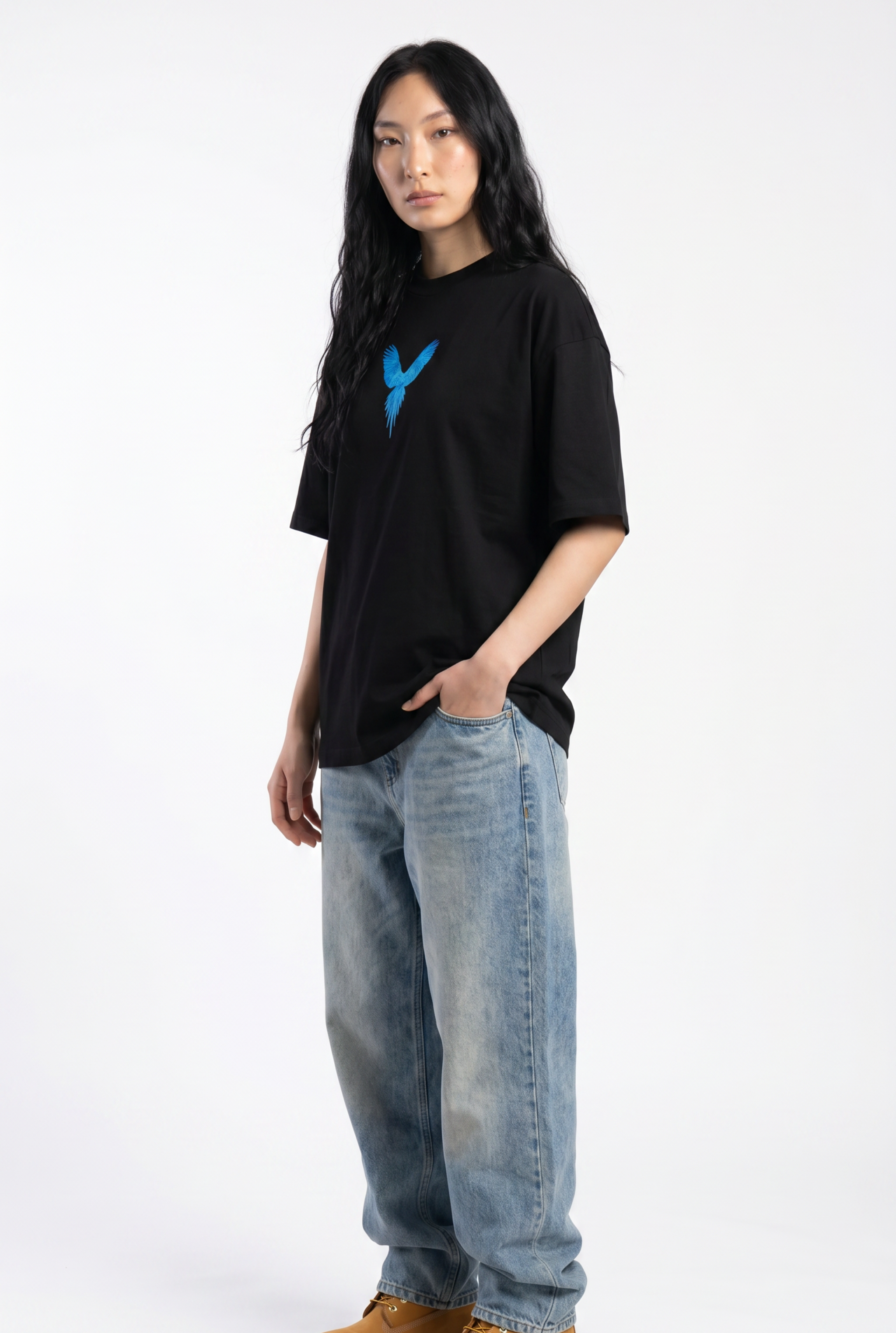 Loyalty Black Unisex Oversize T-Shirt