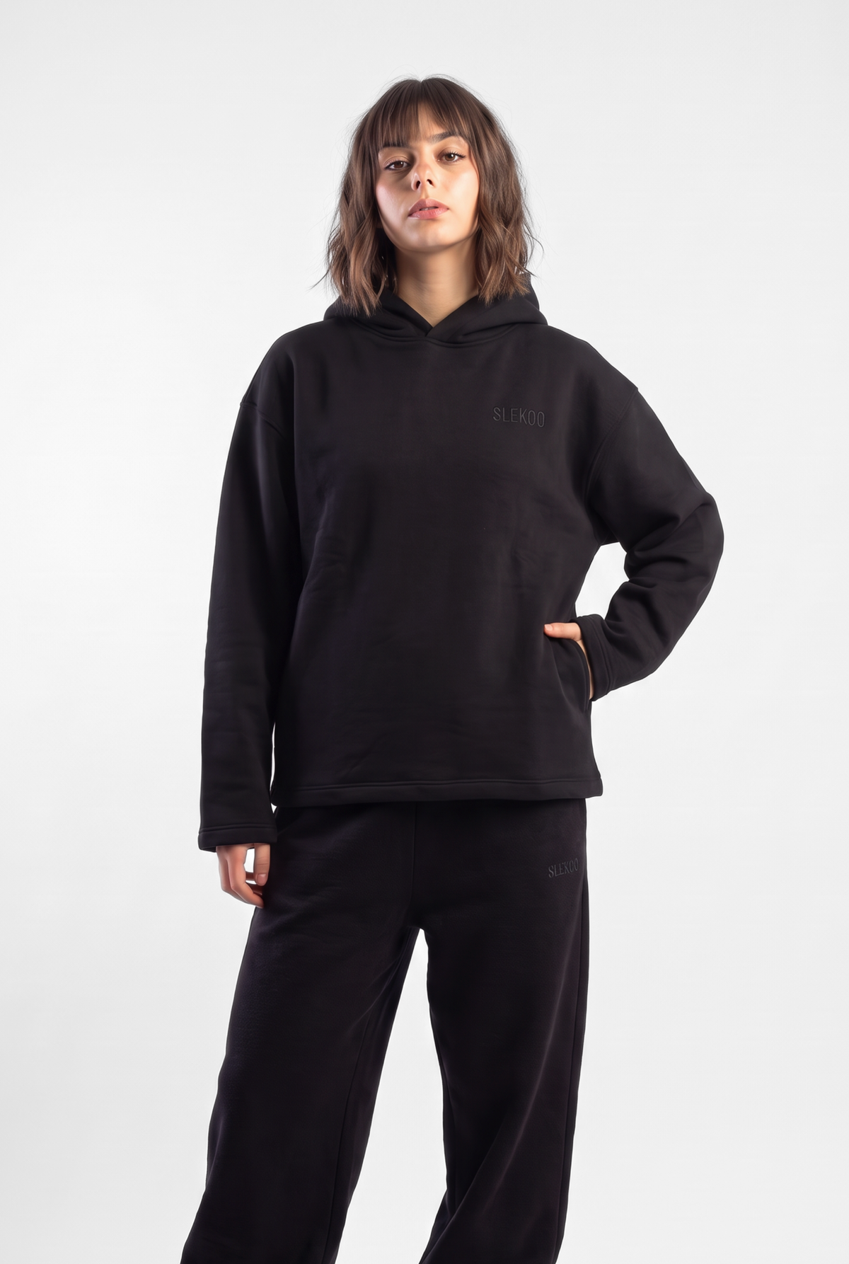 Basic Straight Cut Oversize Hoodie