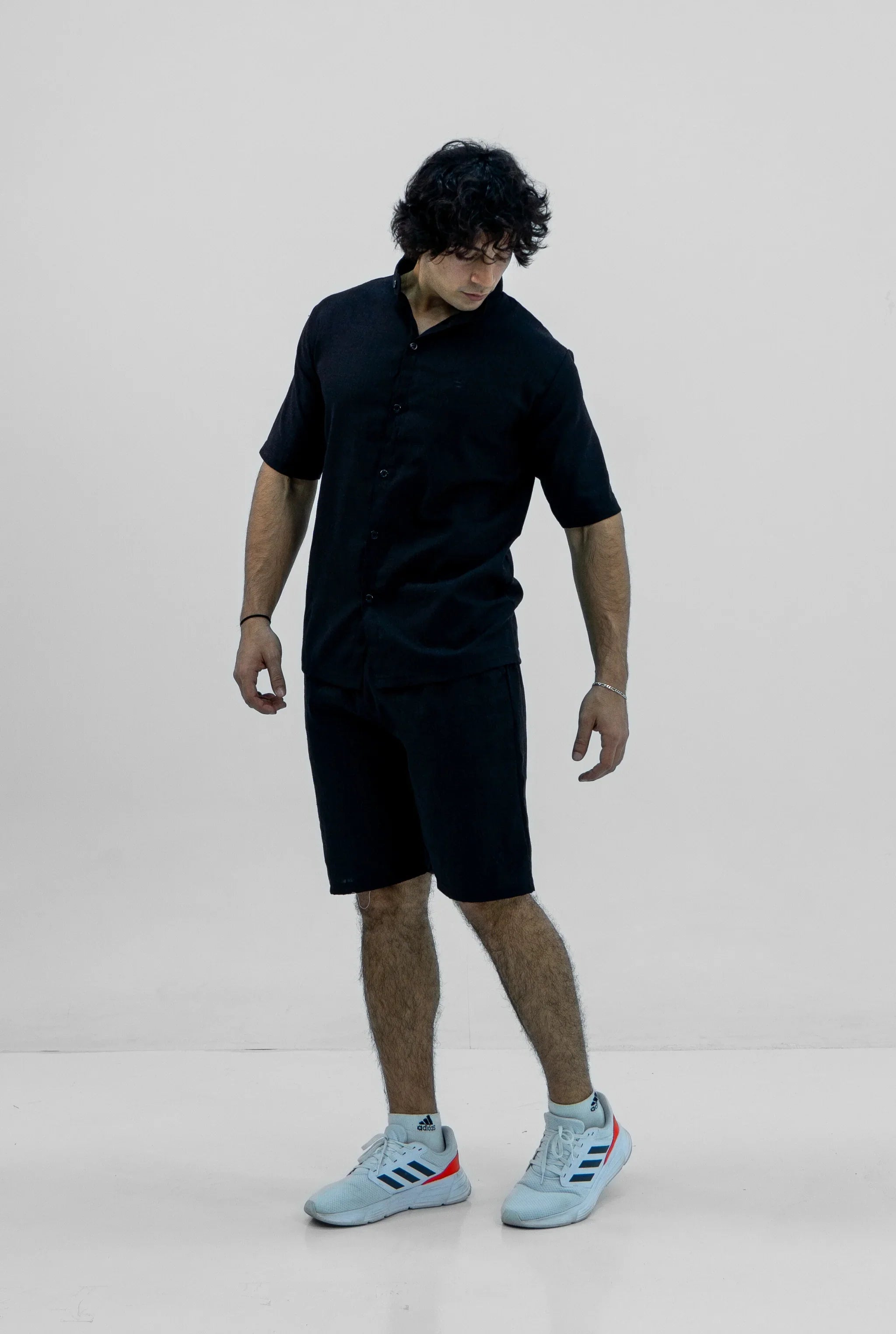 Men S25 Linen Shirt & Shorts Set