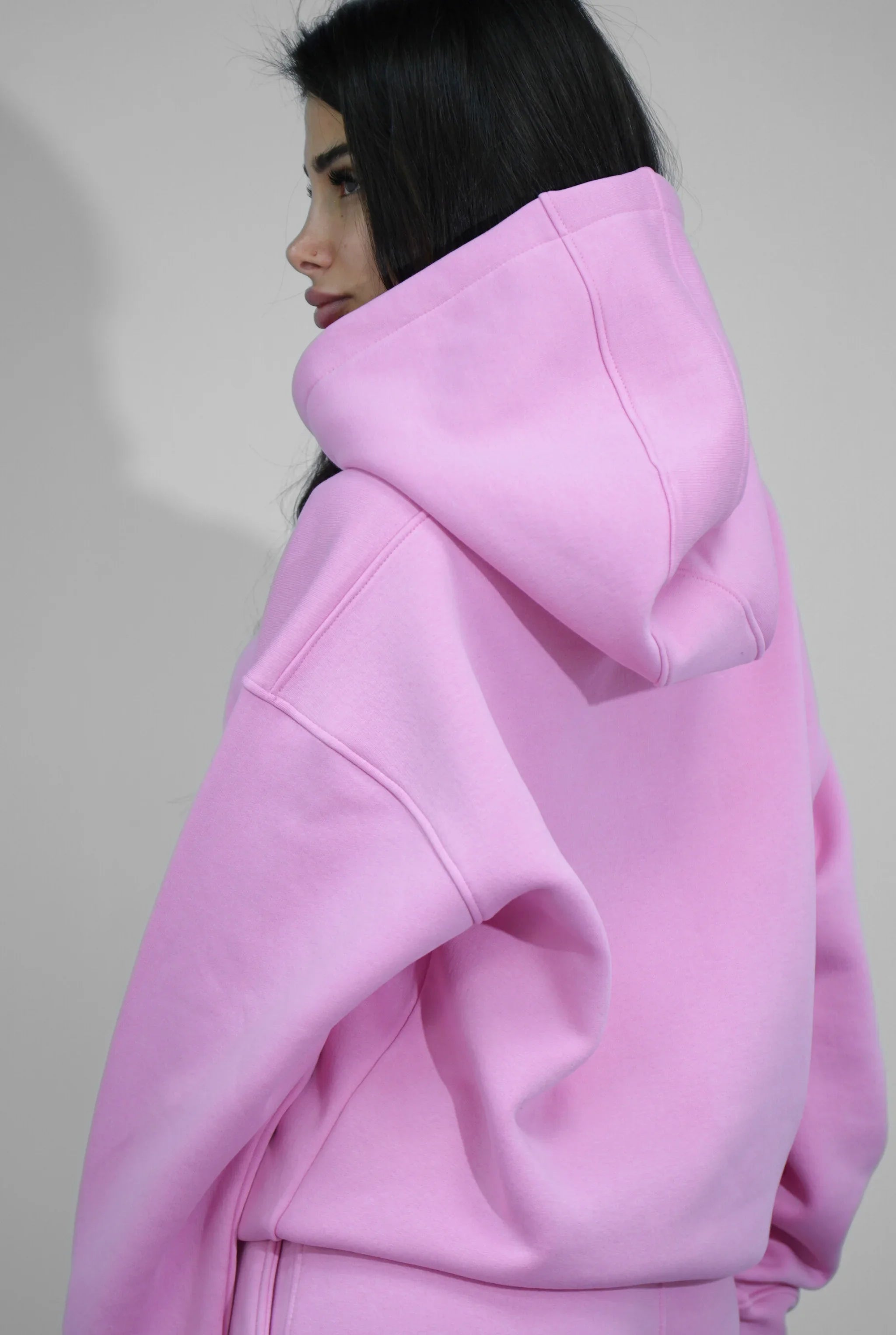 Basic Pocketless Oversize Hoodie V1