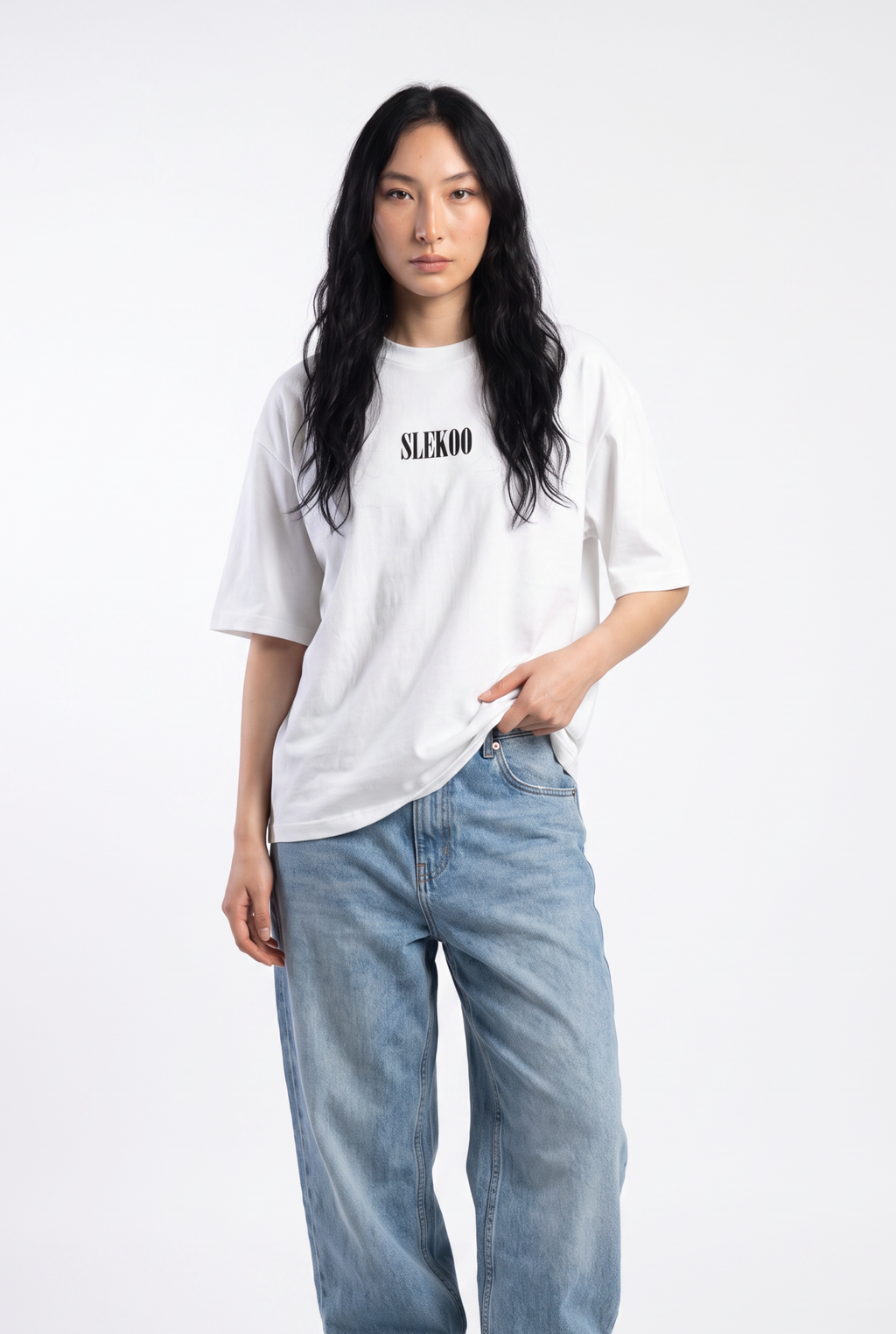 Eagle White Unisex Oversize T-Shirt