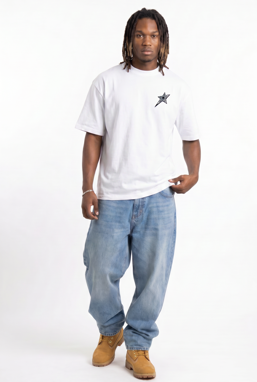 All-Stars White Unisex Oversize T-Shirt
