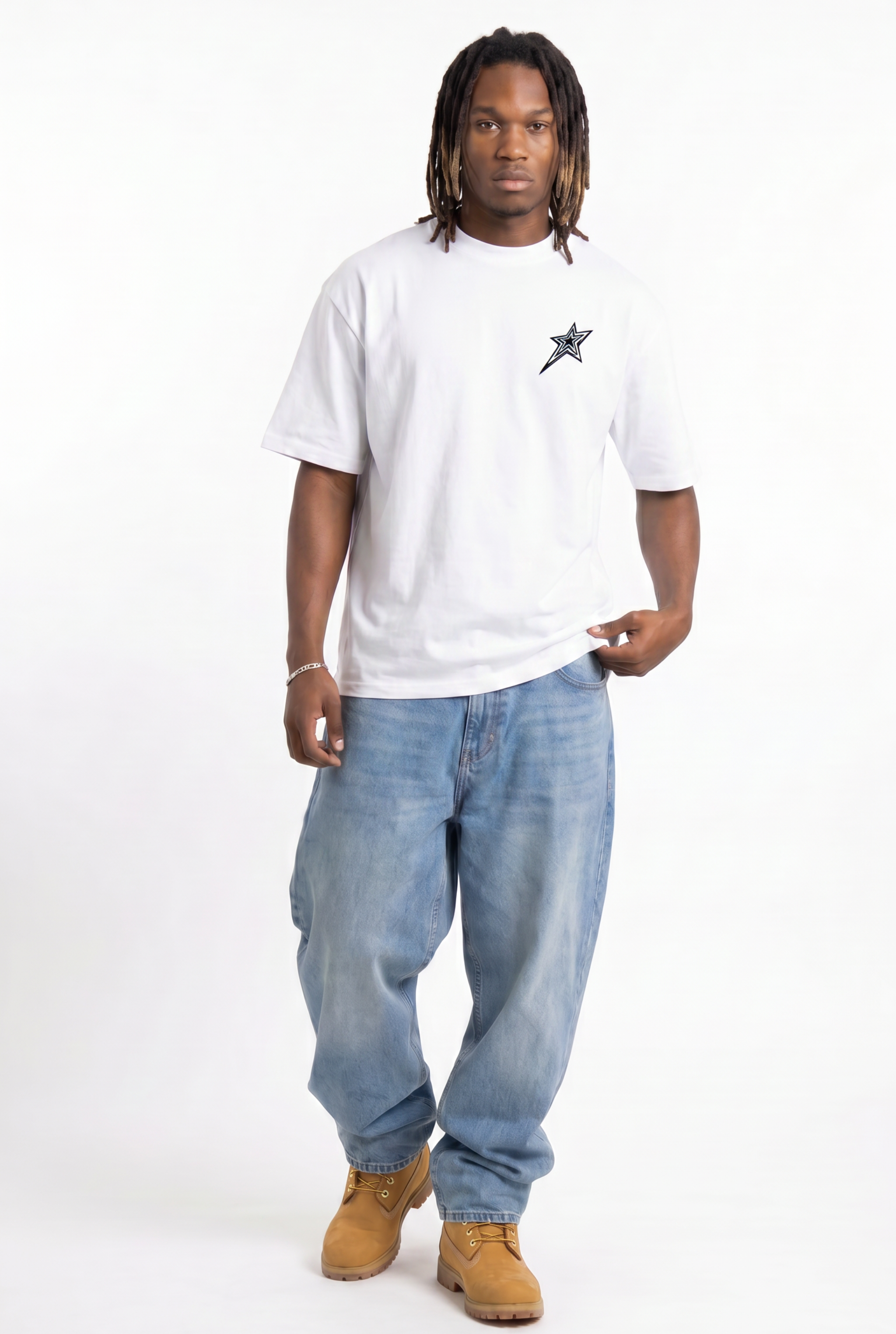 All-Stars White Unisex Oversize T-Shirt