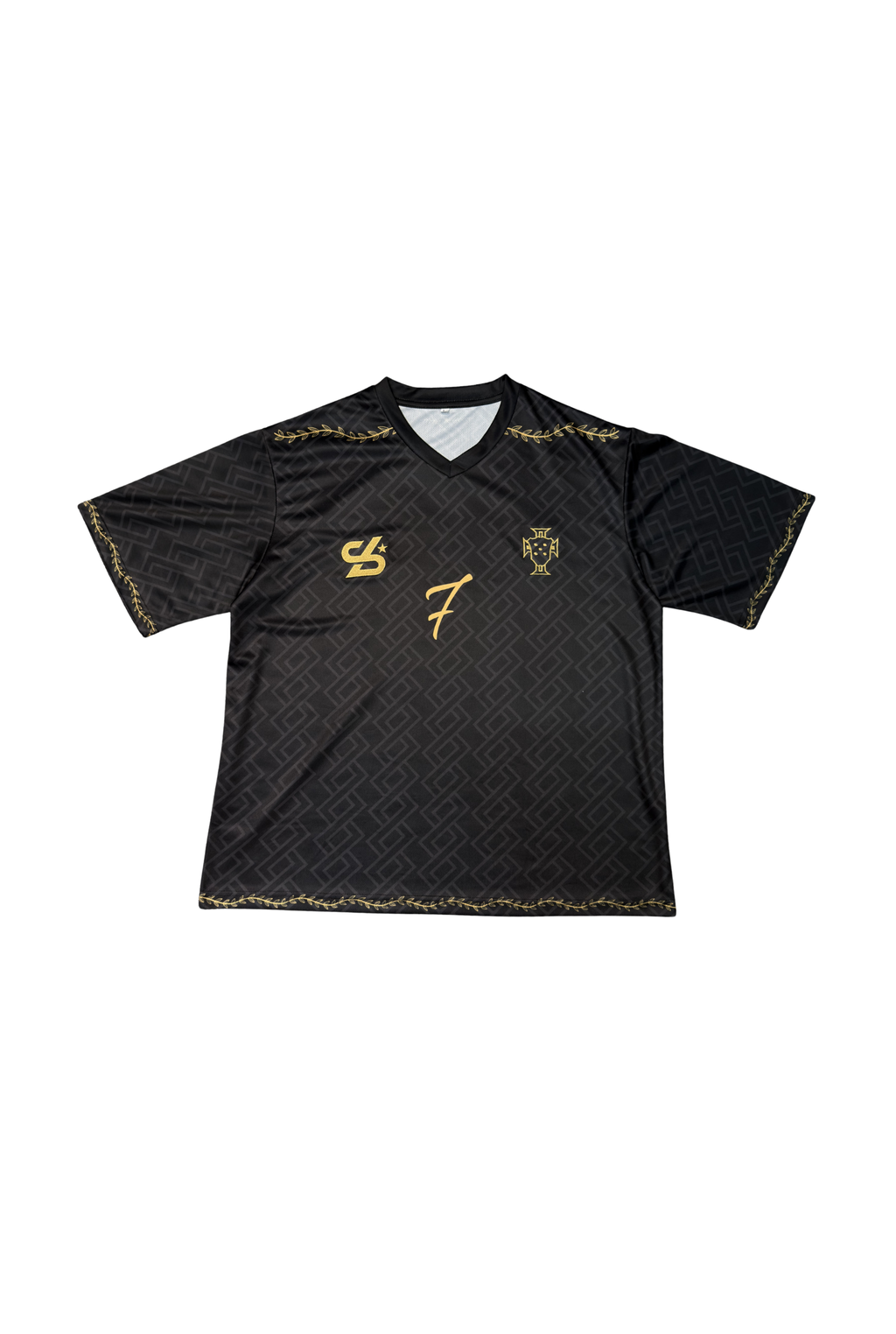 Black Edition Portugal Inspired Oversize Jersey