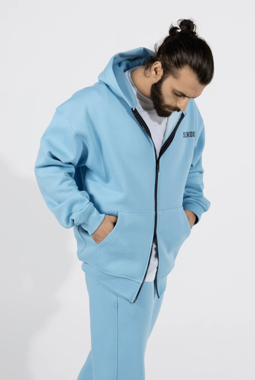 Unisex Signature Oversize Zipper Hoodie