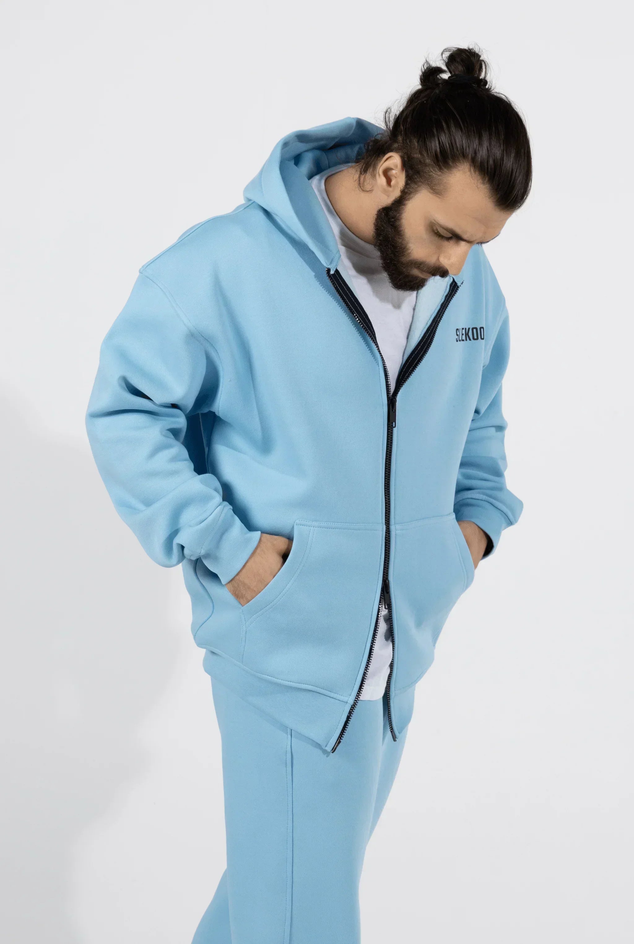 Unisex Signature Oversize Zipper Hoodie