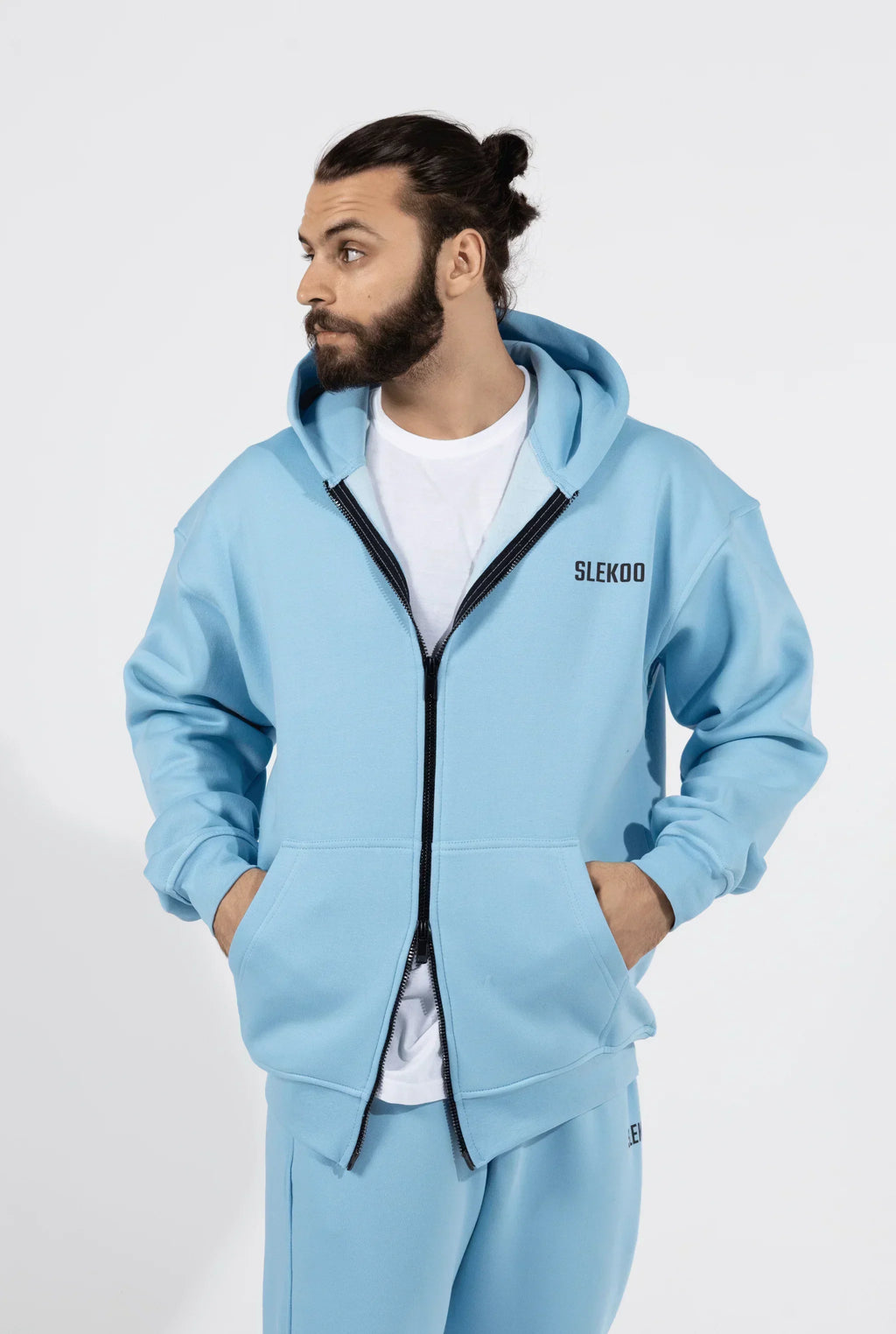 Unisex Signature Oversize Zipper Hoodie