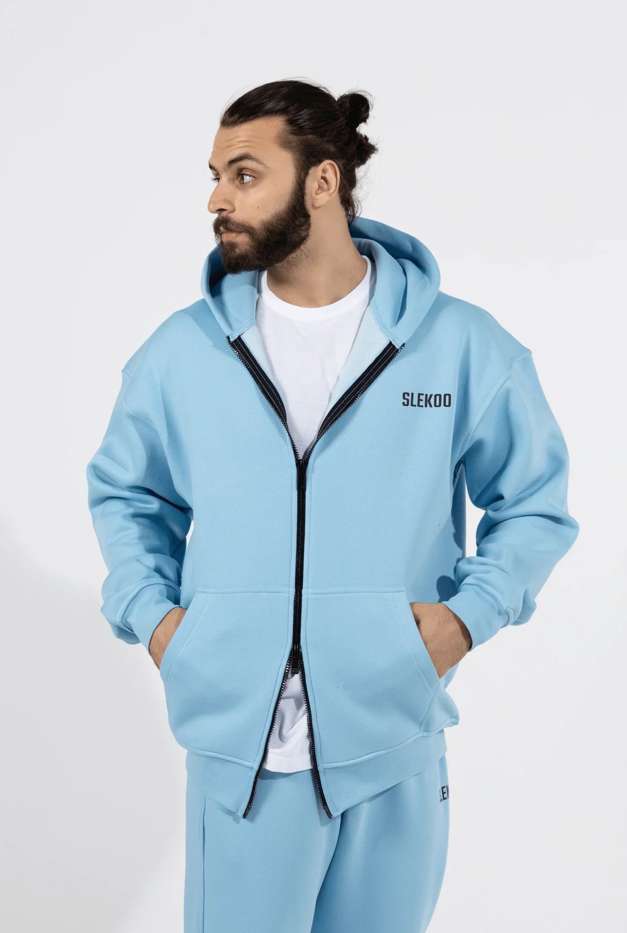 Unisex Signature Oversize Zipper Hoodie