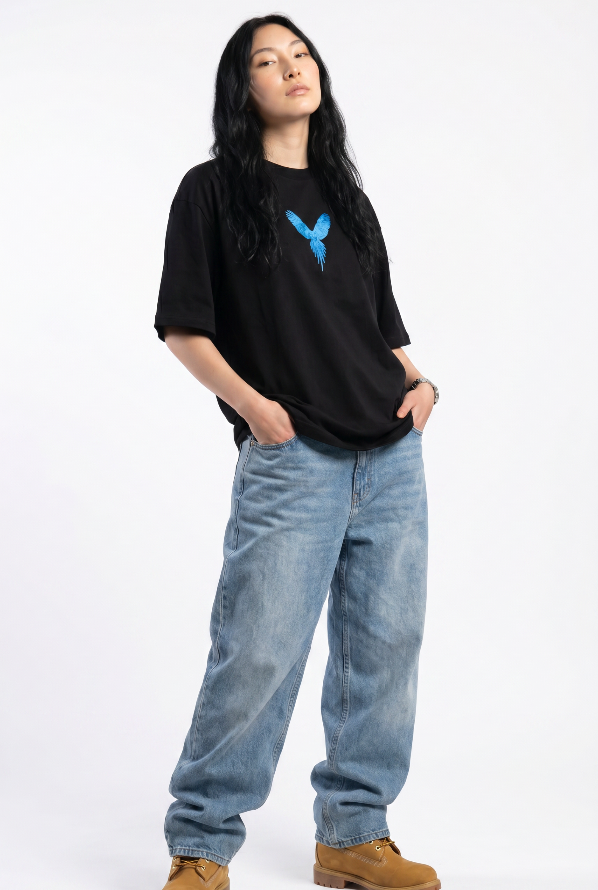 Loyalty Black Unisex Oversize T-Shirt