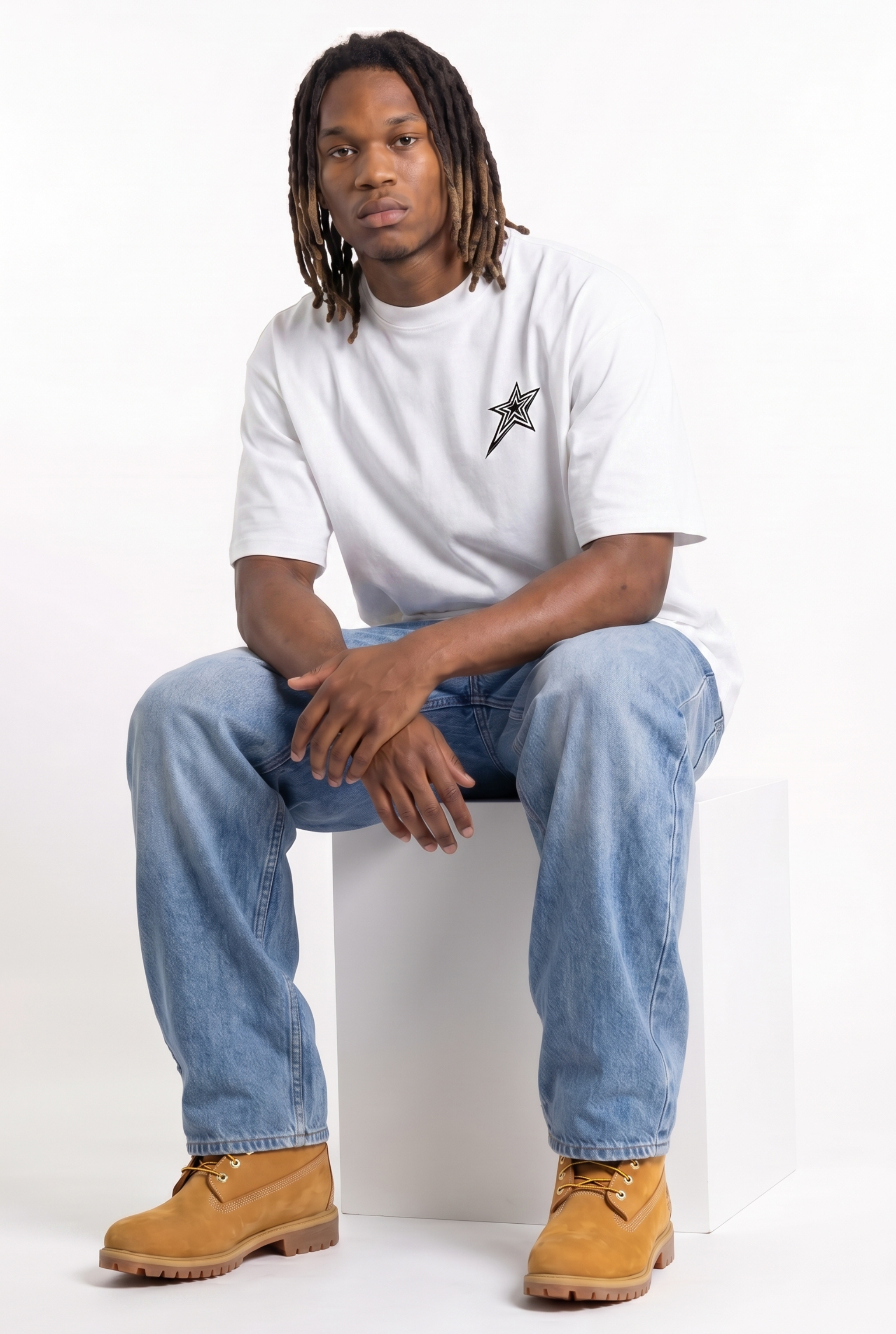 All-Stars White Unisex Oversize T-Shirt