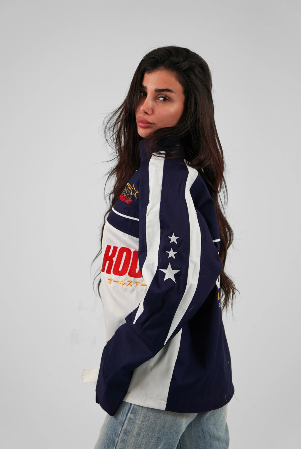 Unisex All-Stars Racing Jacket Navy Blue Edition