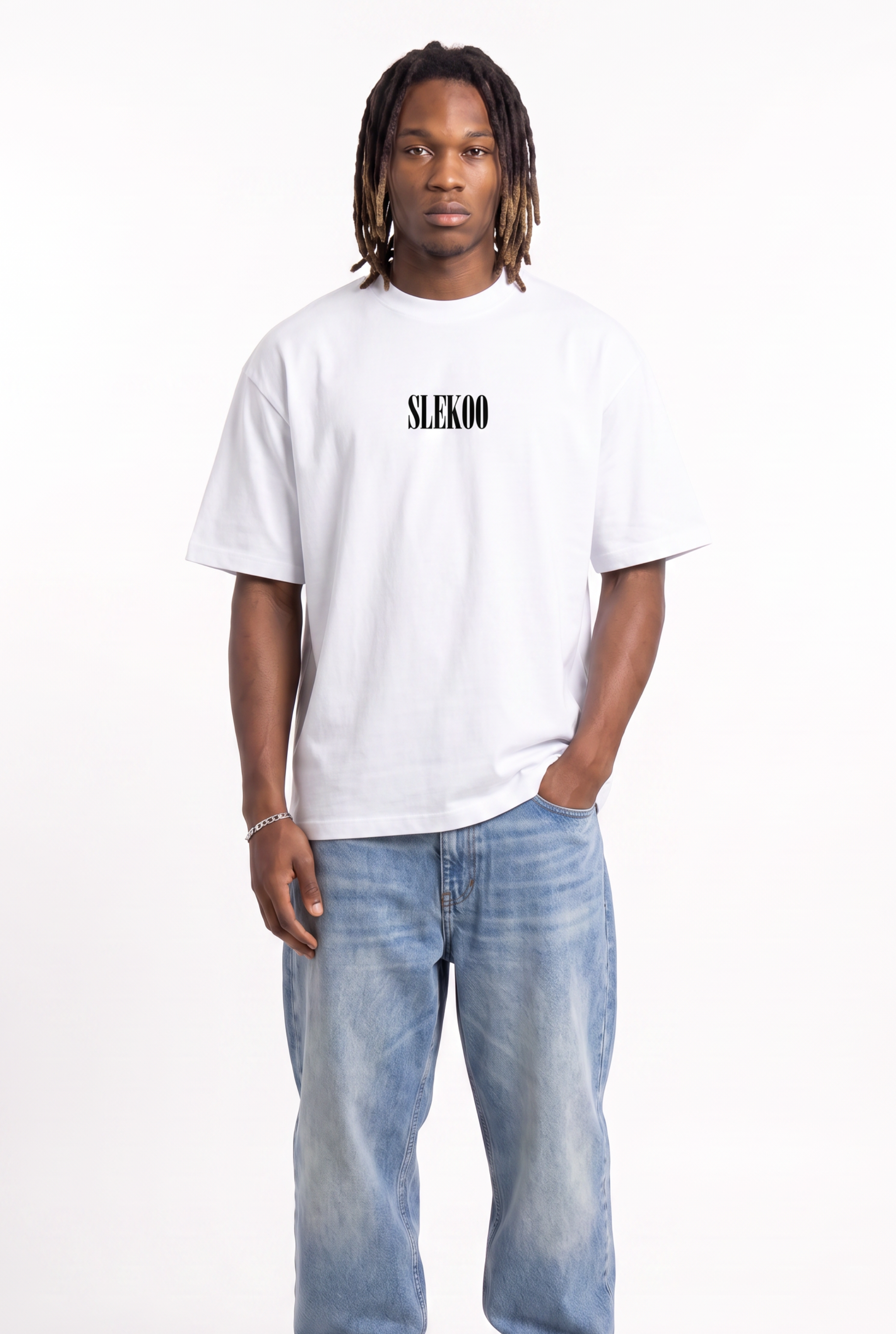 Eagle White Unisex Oversize T-Shirt
