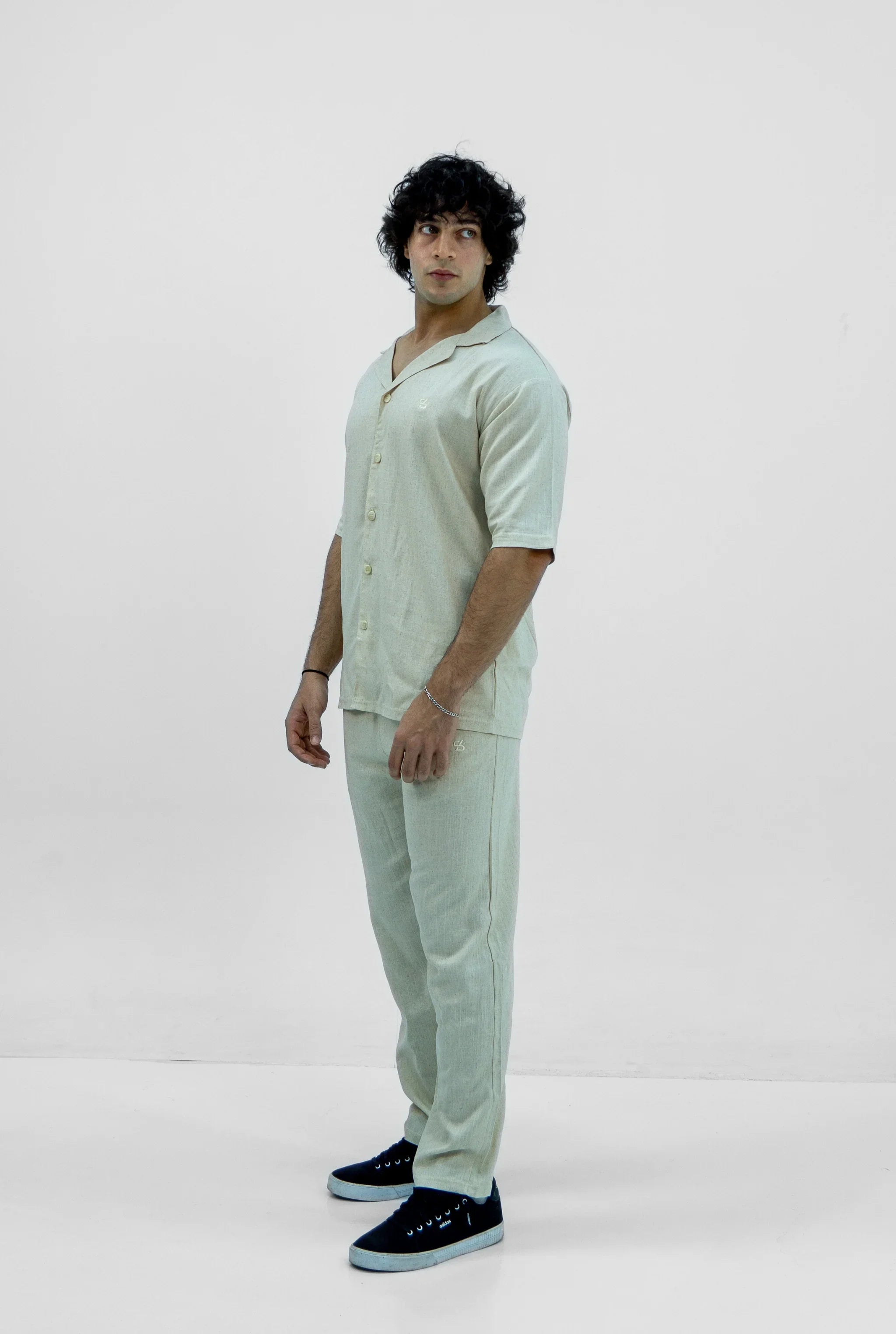 Men S25 Linen Shirt & Pants Set