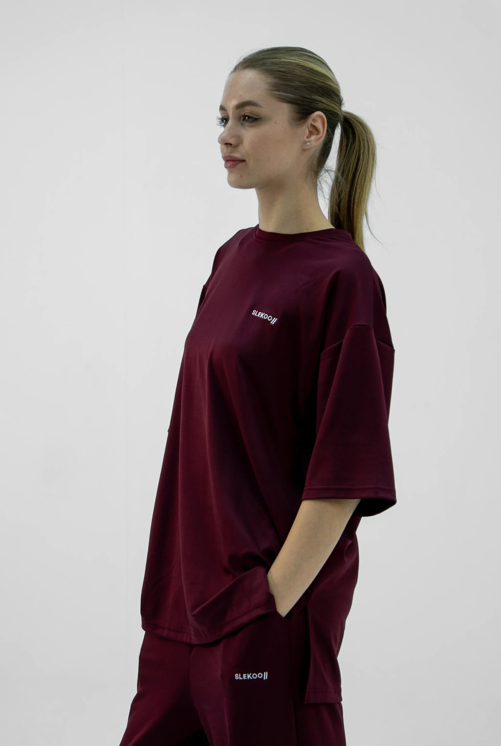 Unisex Oversize Relaxed Fit T-shirt & Baggy Pants Set