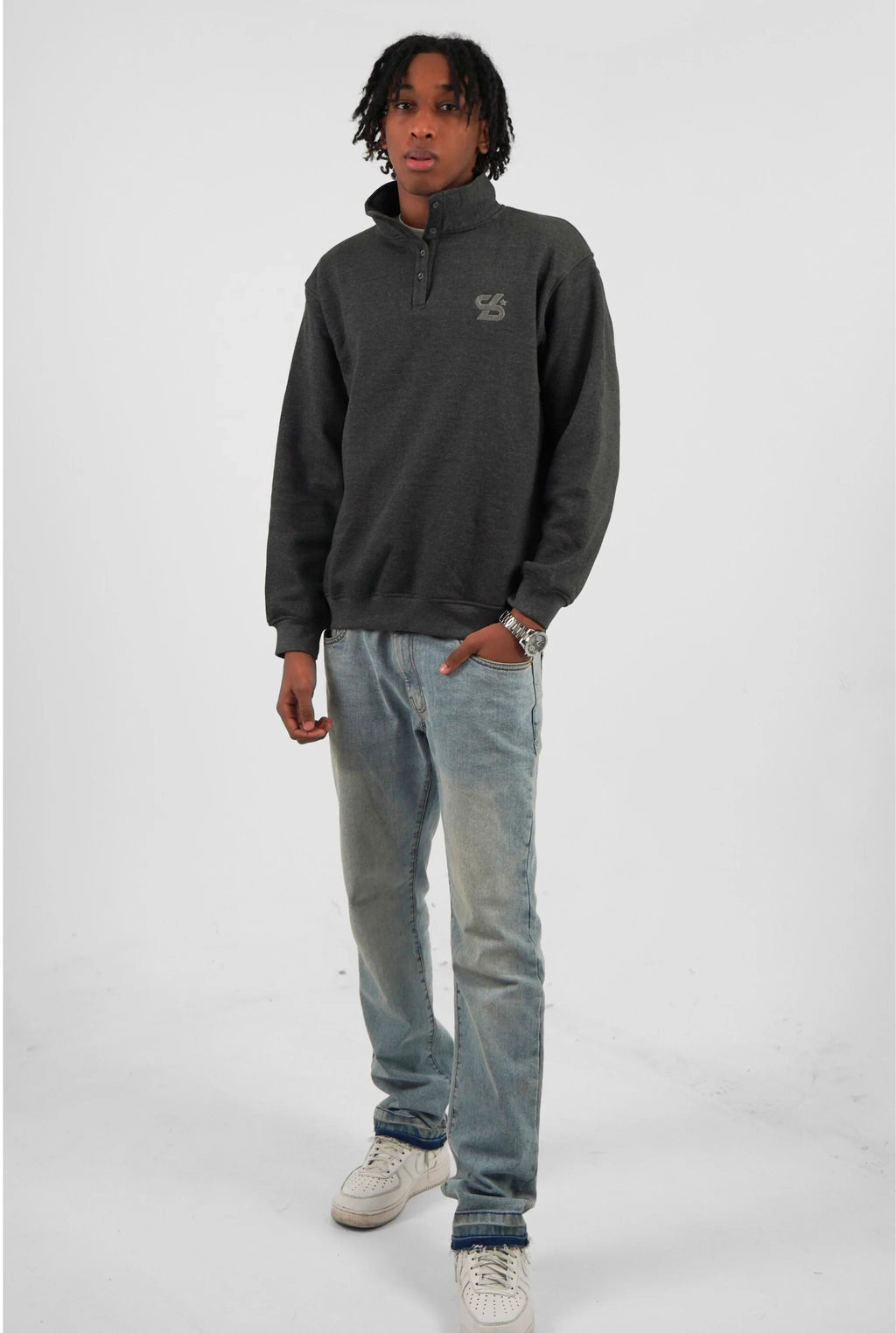 Unisex Signature Oversize High Neck Sweater