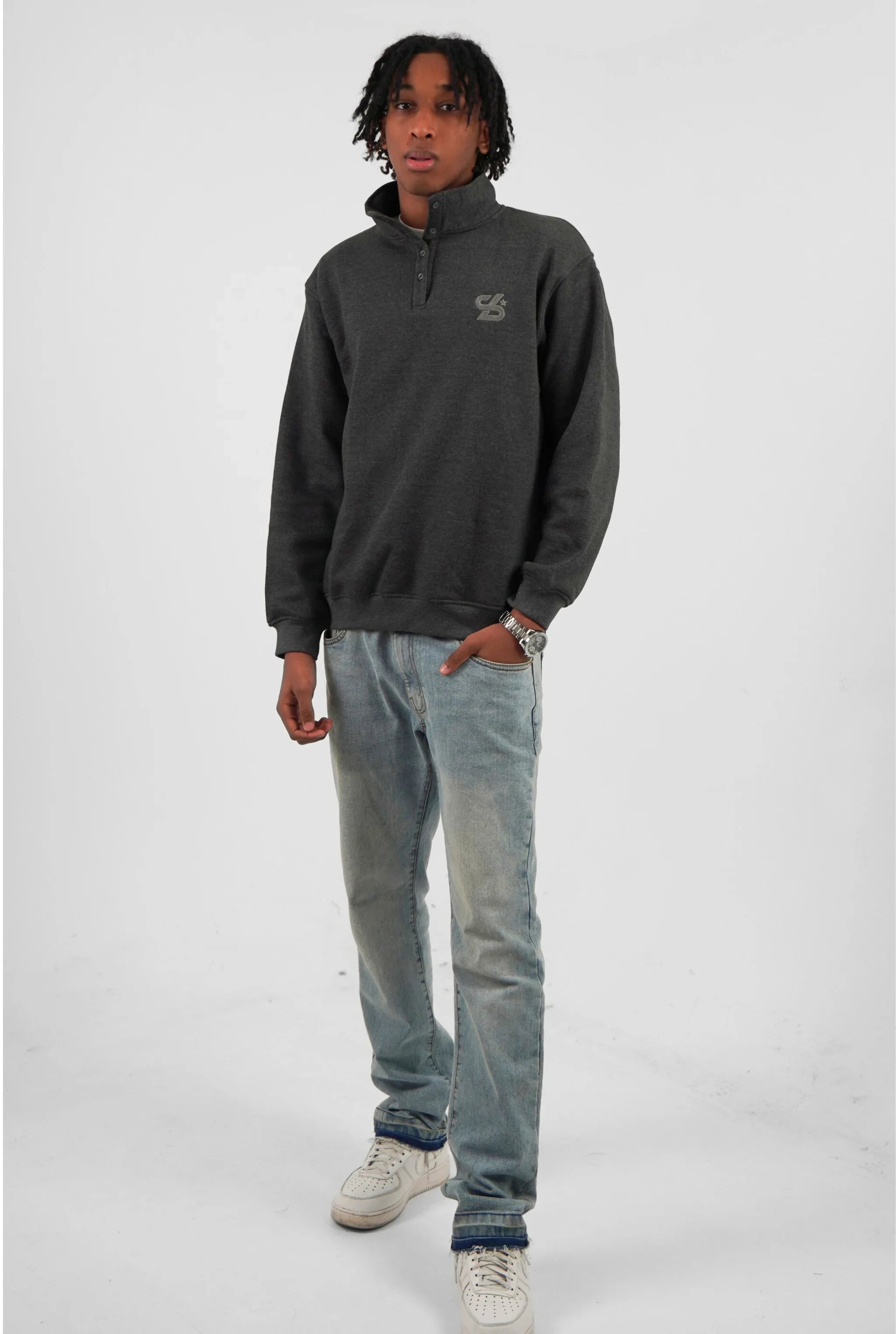 Unisex Signature Oversize High Neck Sweater