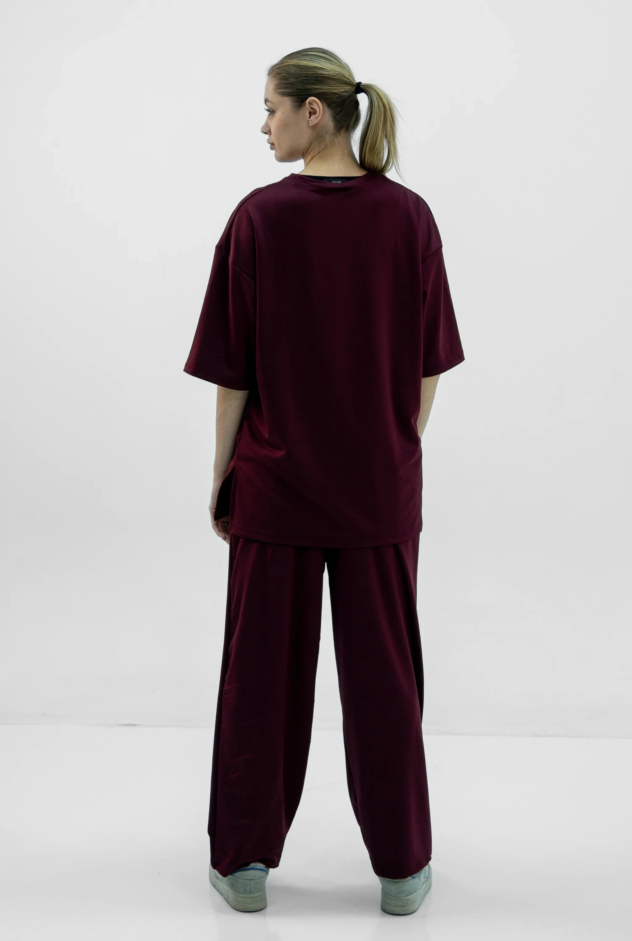 Unisex Oversize Relaxed Fit T-shirt & Baggy Pants Set