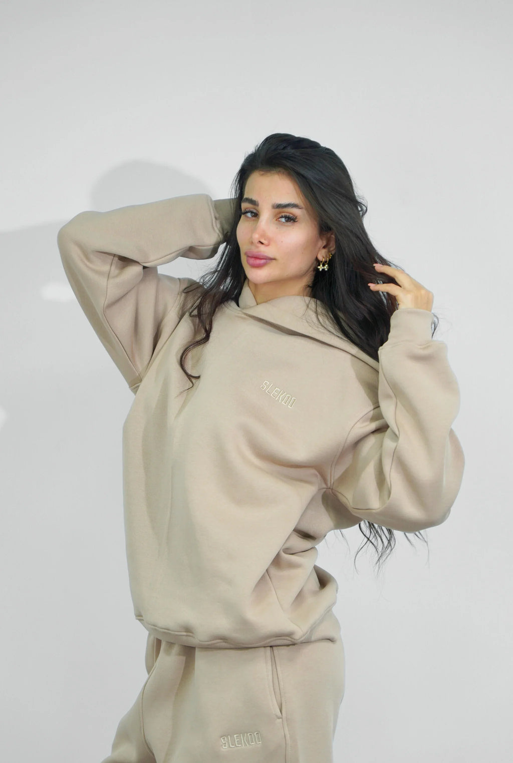 Basic Pocketless Oversize Hoodie V1