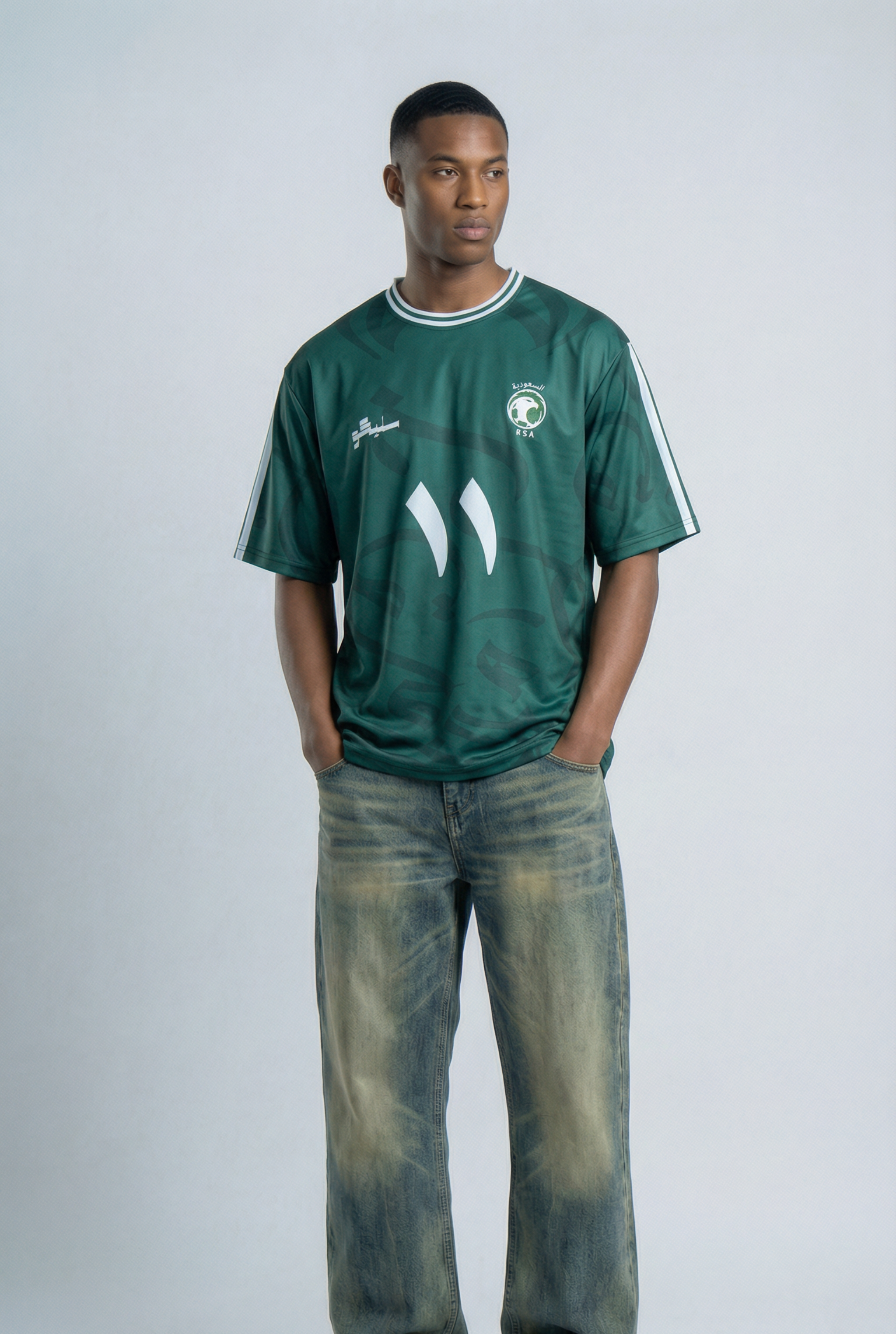 Saudi Inspired Oversize Jersey