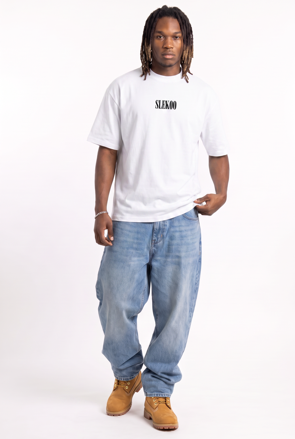 Eagle White Unisex Oversize T-Shirt