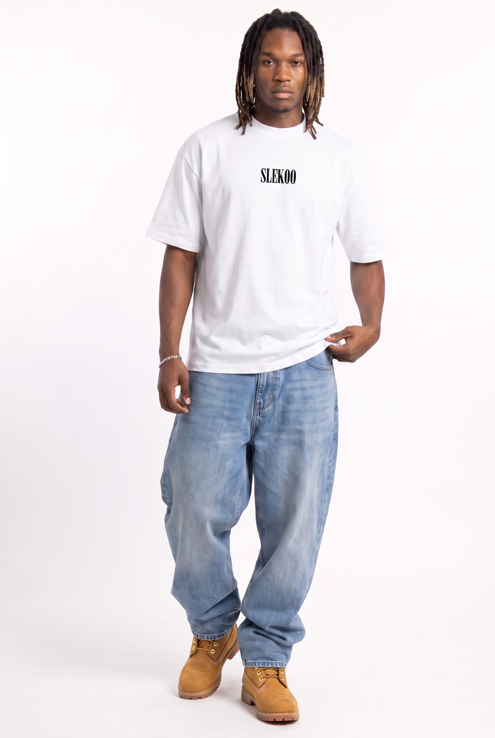 Eagle White Unisex Oversize T-Shirt