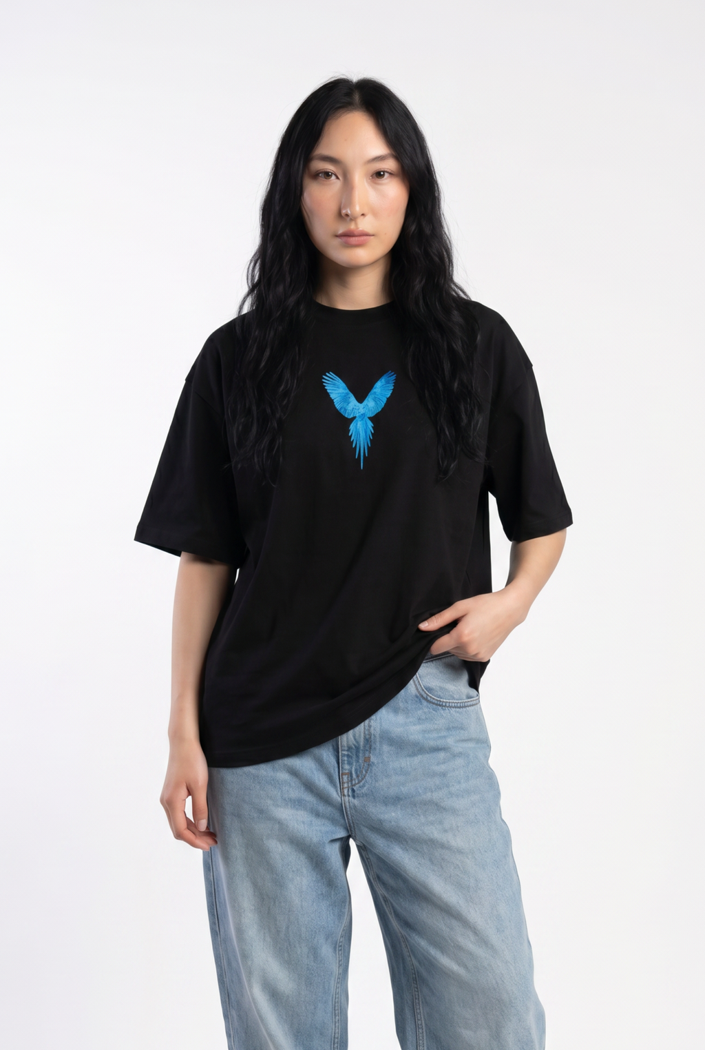 Loyalty Black Unisex Oversize T-Shirt