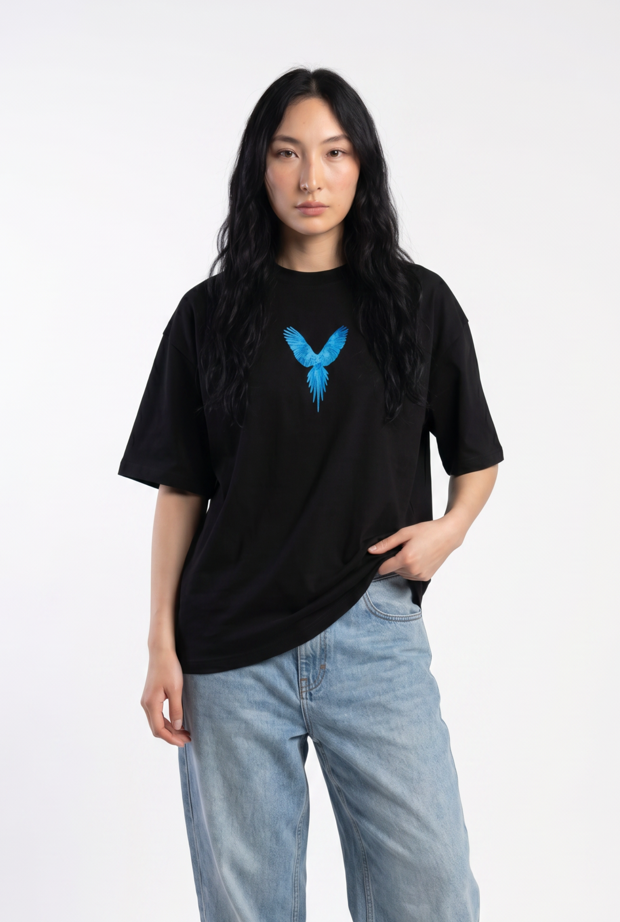 Loyalty Black Unisex Oversize T-Shirt