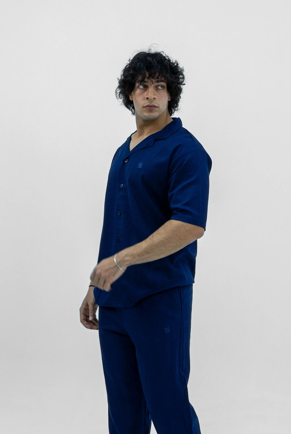 Men S25 Linen Shirt & Pants Set
