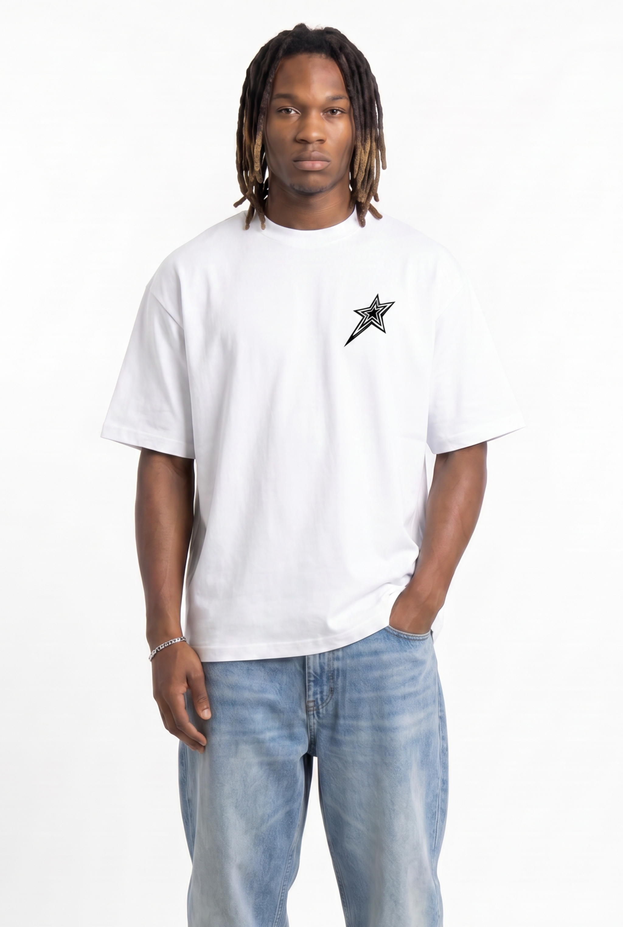 All-Stars White Unisex Oversize T-Shirt