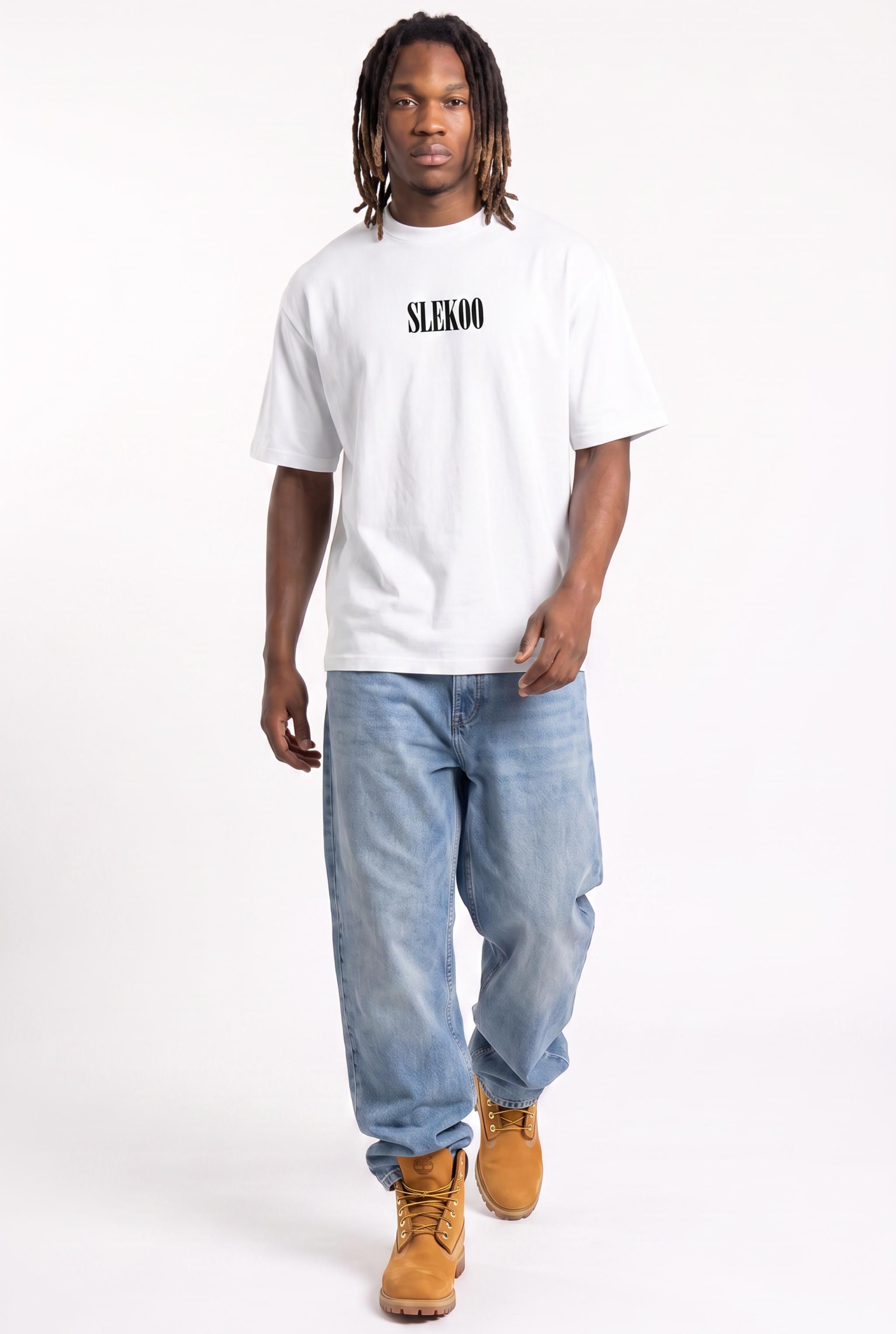 Eagle White Unisex Oversize T-Shirt