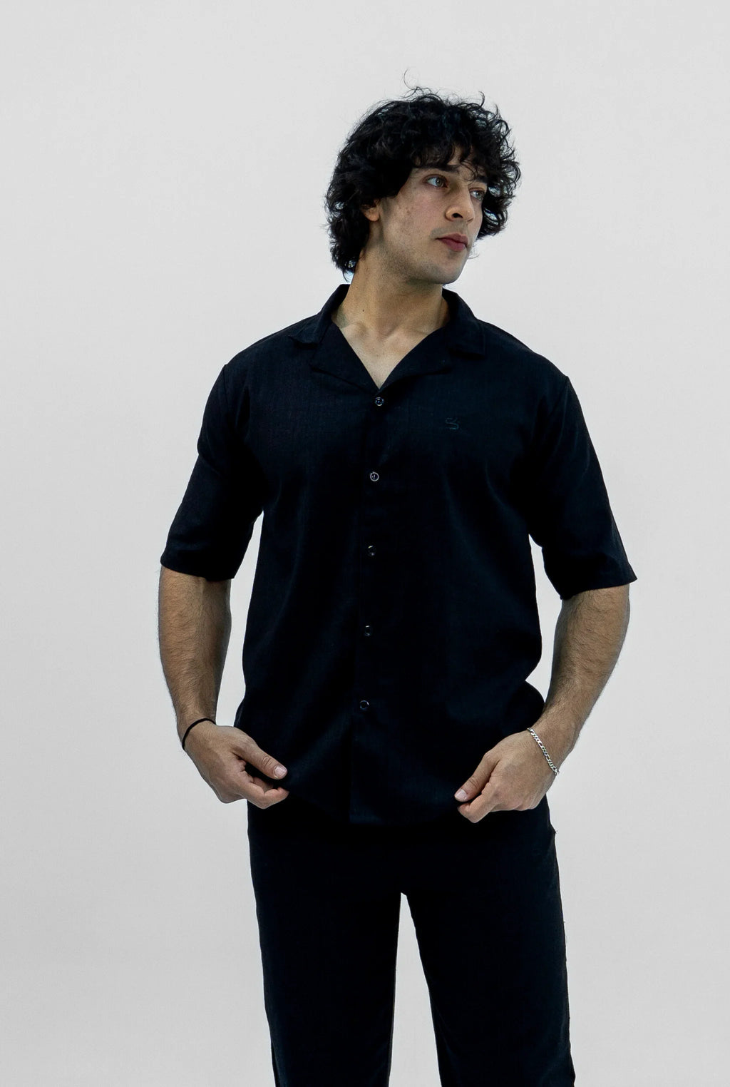 Men S25 Linen Shirt & Pants Set