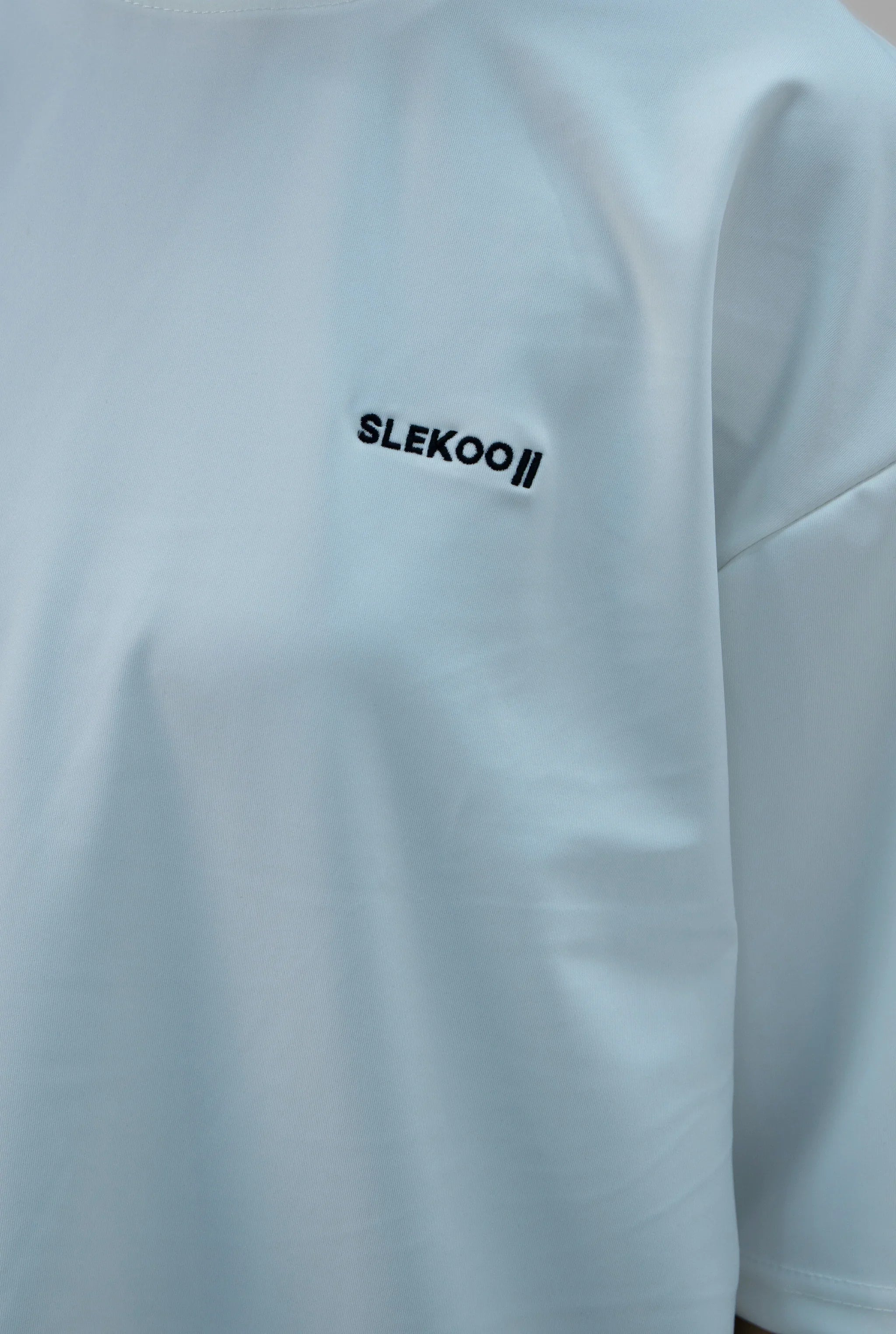 Unisex White Oversize Relaxed Fit T-shirt & Baggy Pants Set