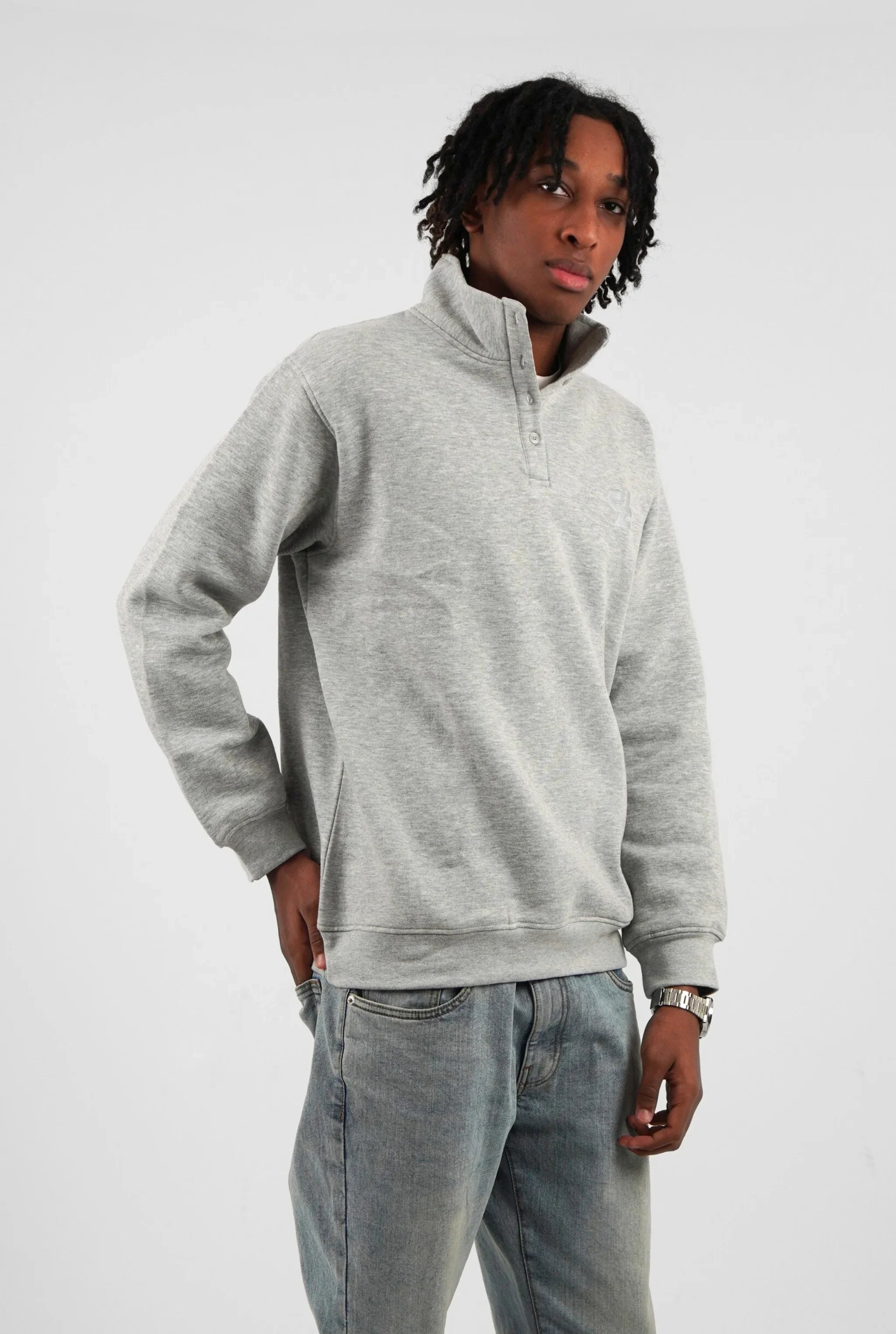 Unisex Signature Oversize High Neck Sweater