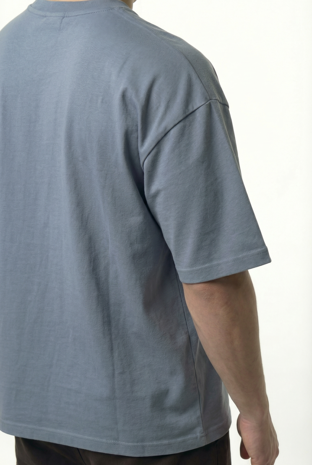 Basic Sliver Oversize T-Shirt & Baggy Cargo Pants Set