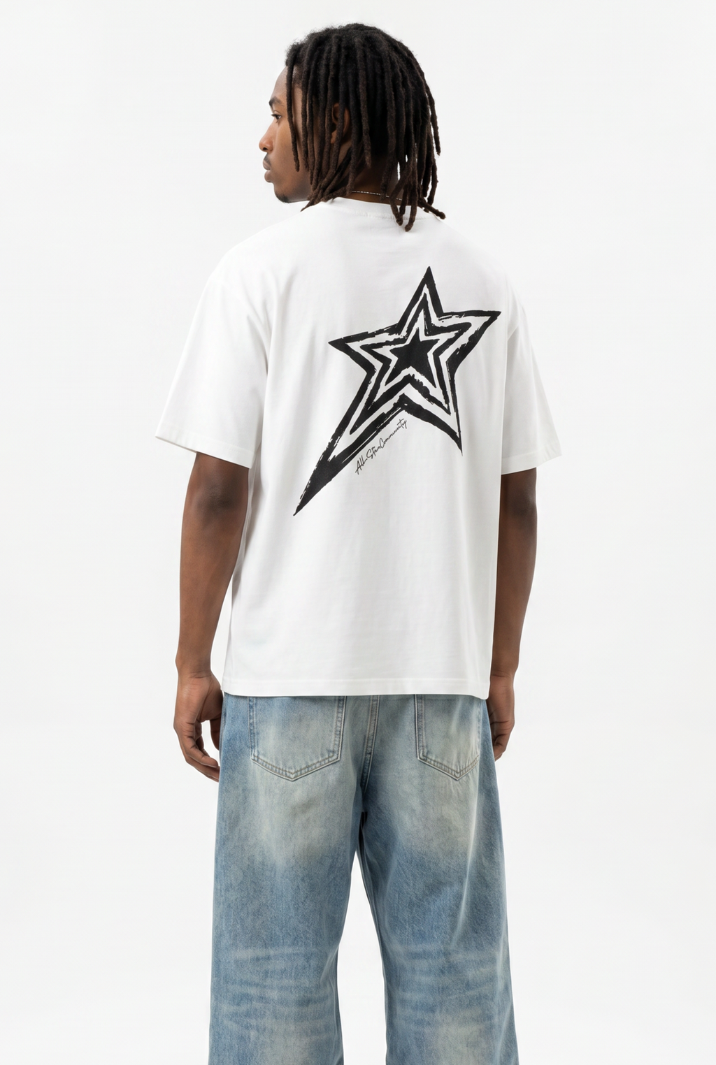 All-Stars White Unisex Oversize T-Shirt