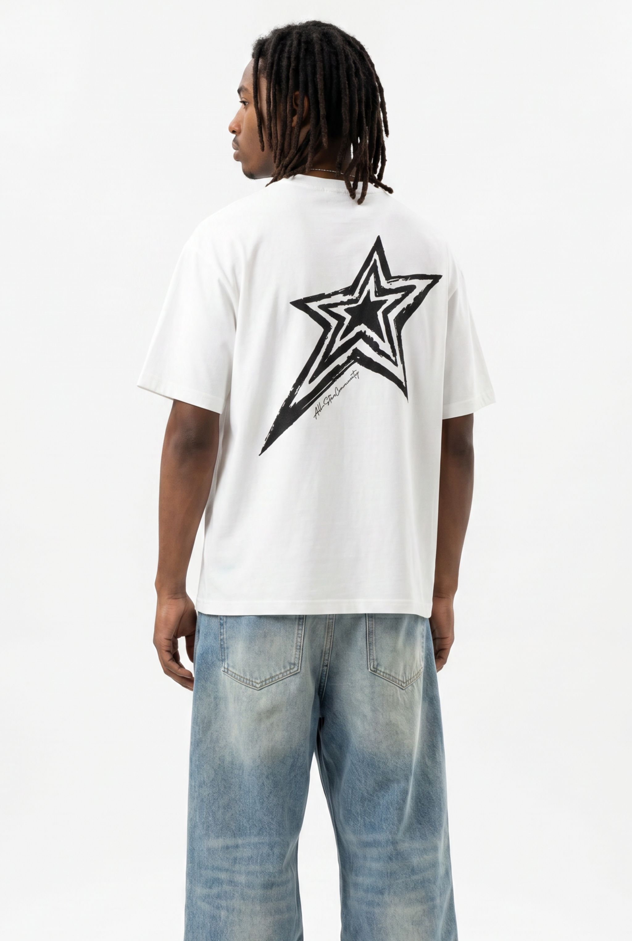 All-Stars White Unisex Oversize T-Shirt