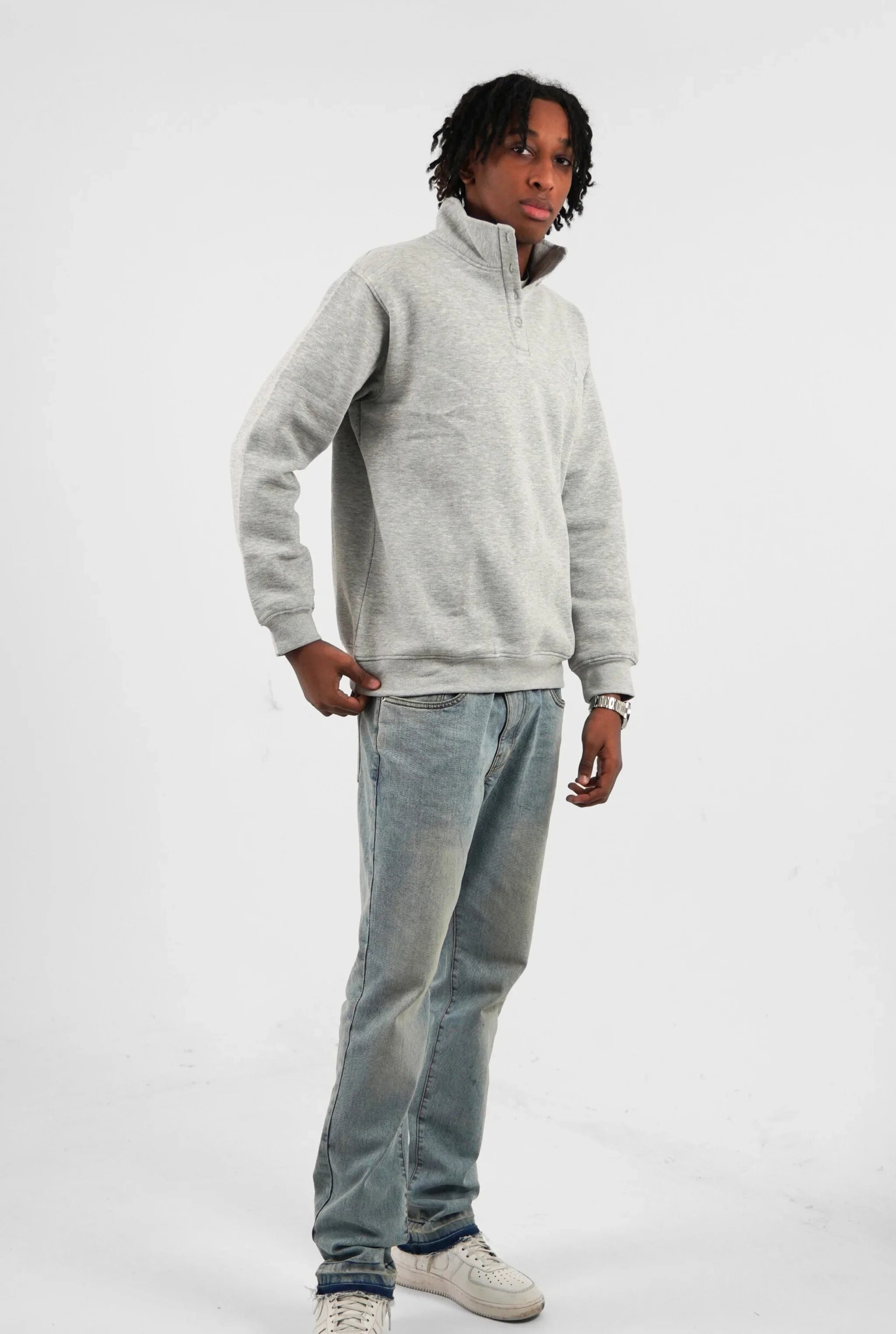 Unisex Signature Oversize High Neck Sweater