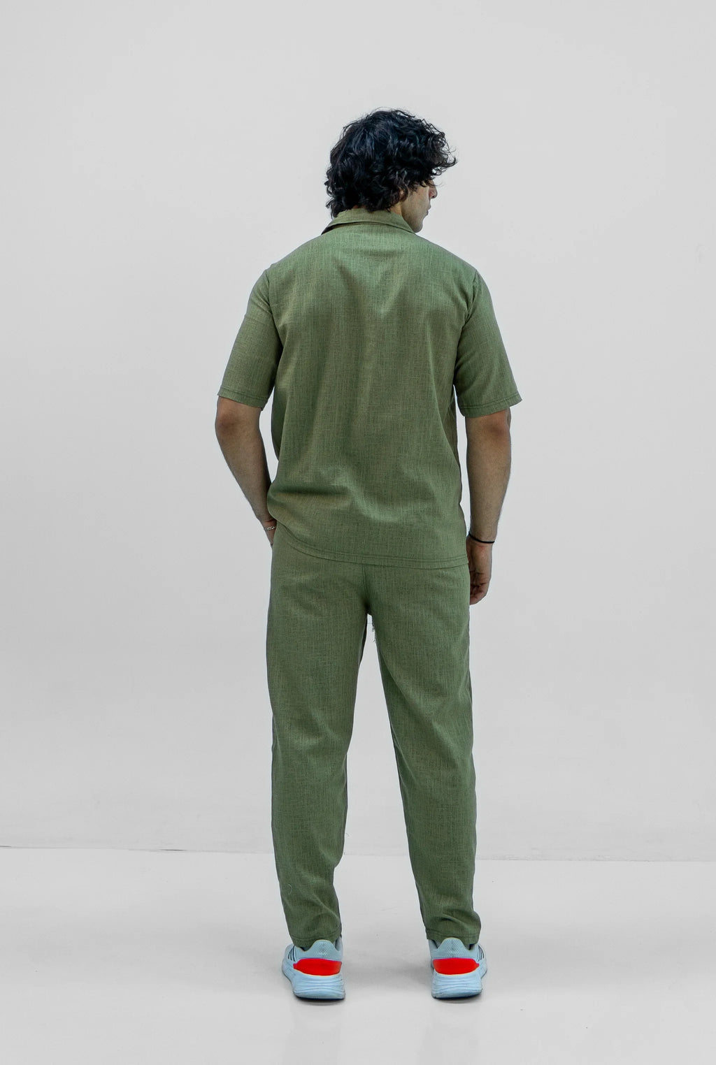 Men S25 Linen Shirt & Pants Set