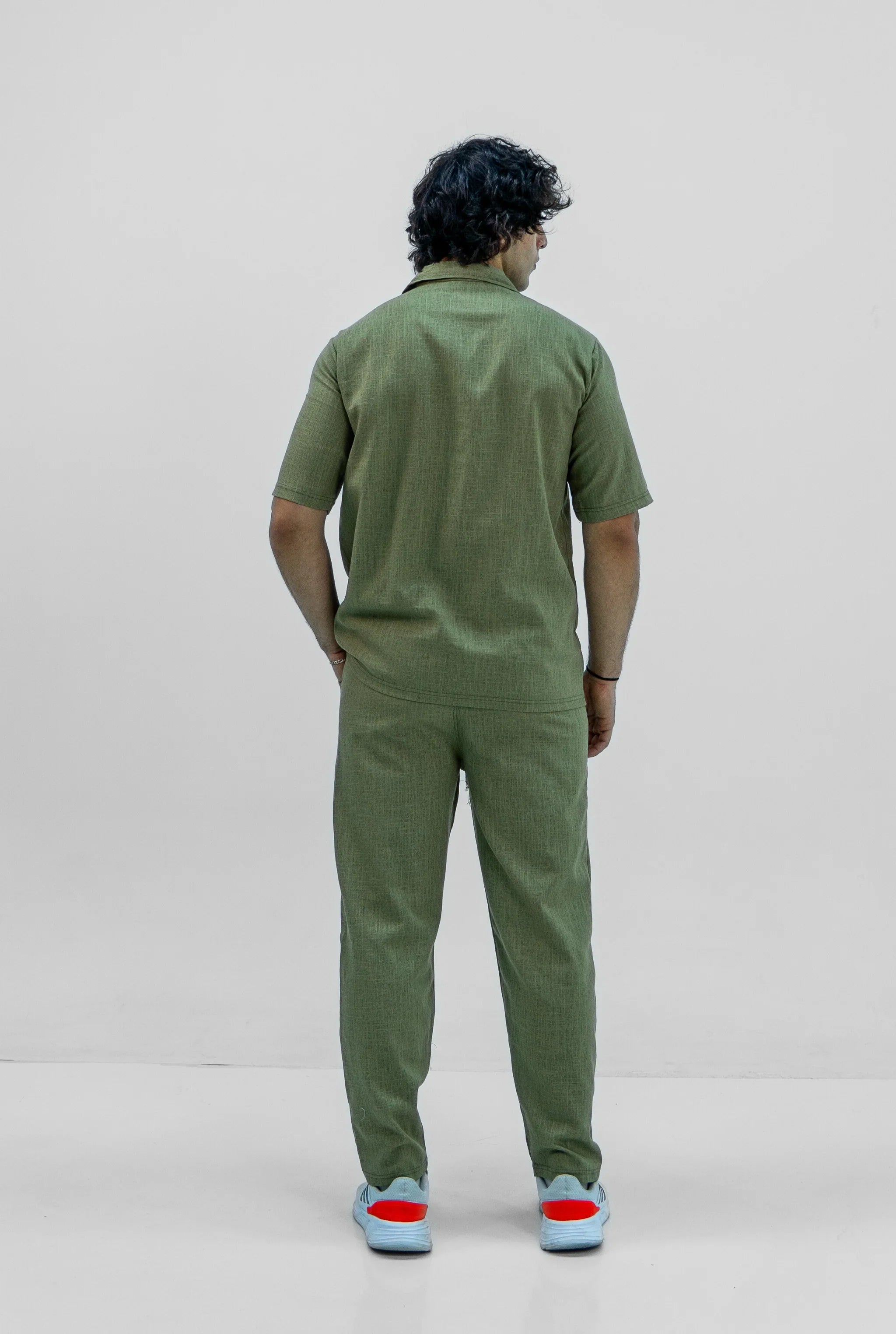 Men S25 Linen Shirt & Pants Set