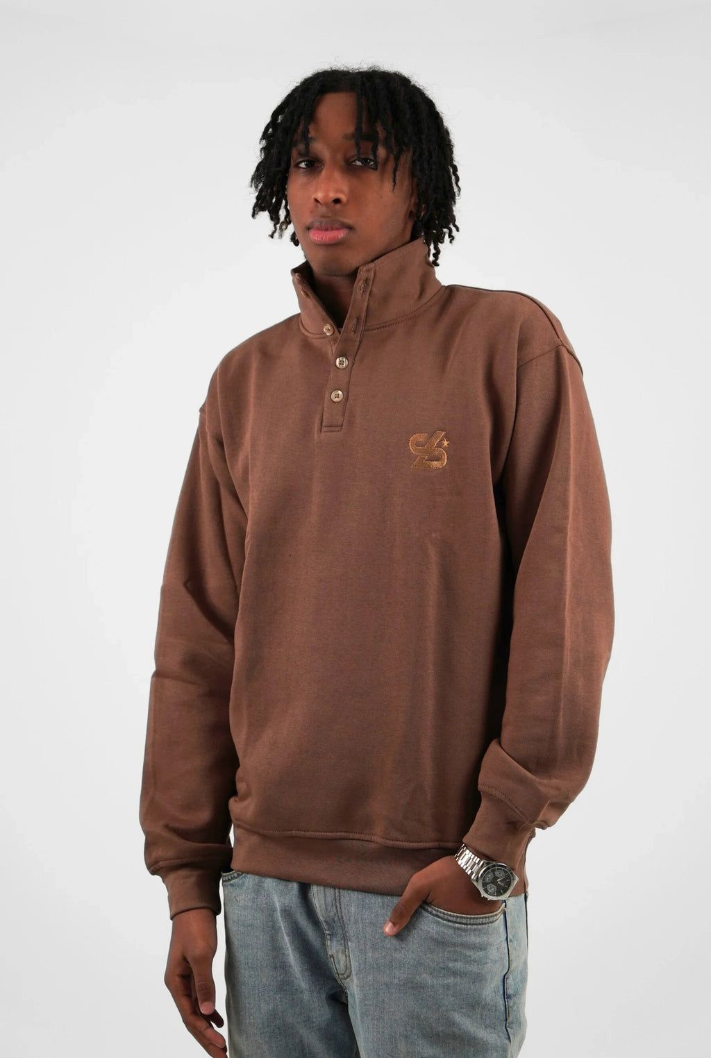 Unisex Signature Oversize High Neck Sweater