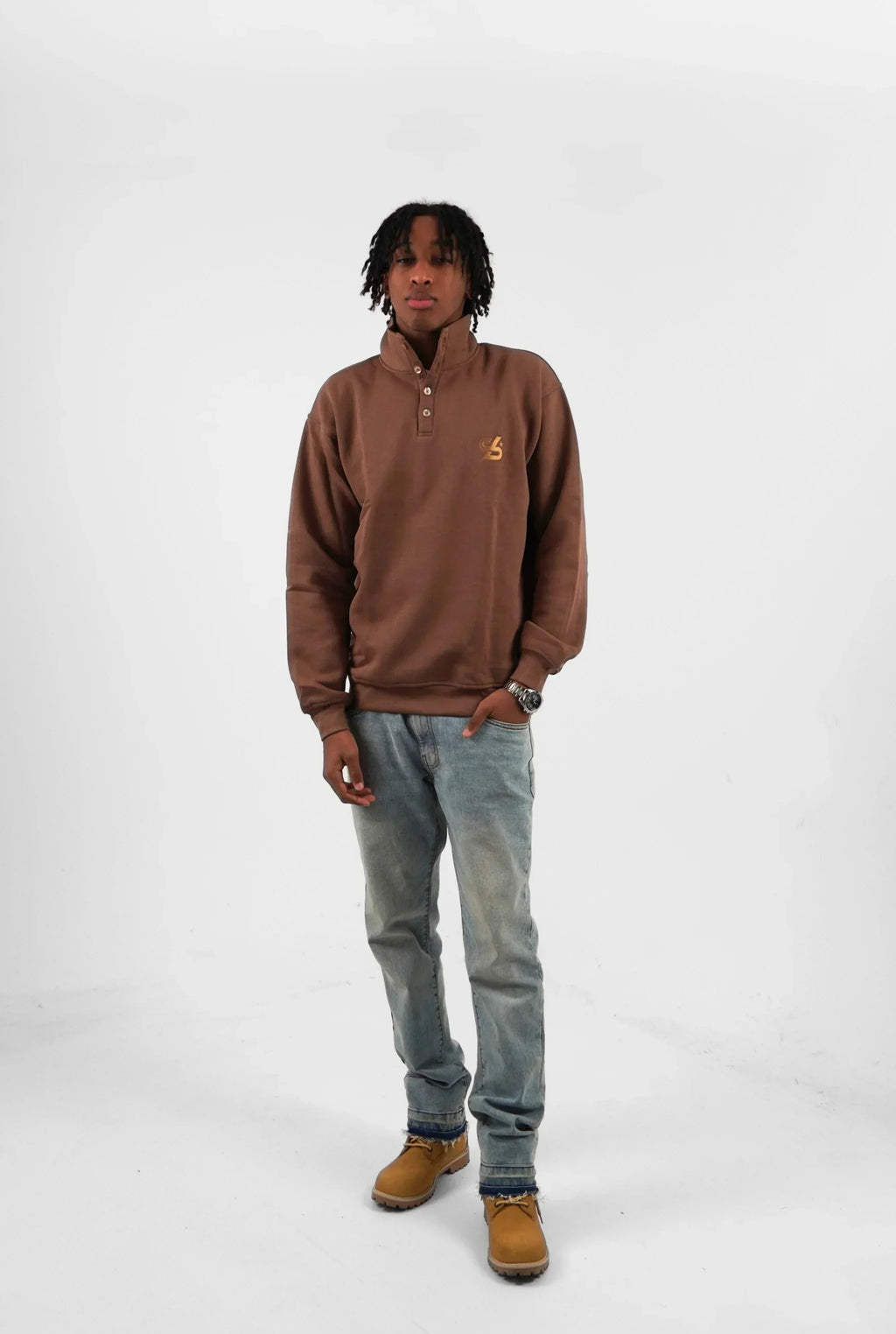 Unisex Signature Oversize High Neck Sweater