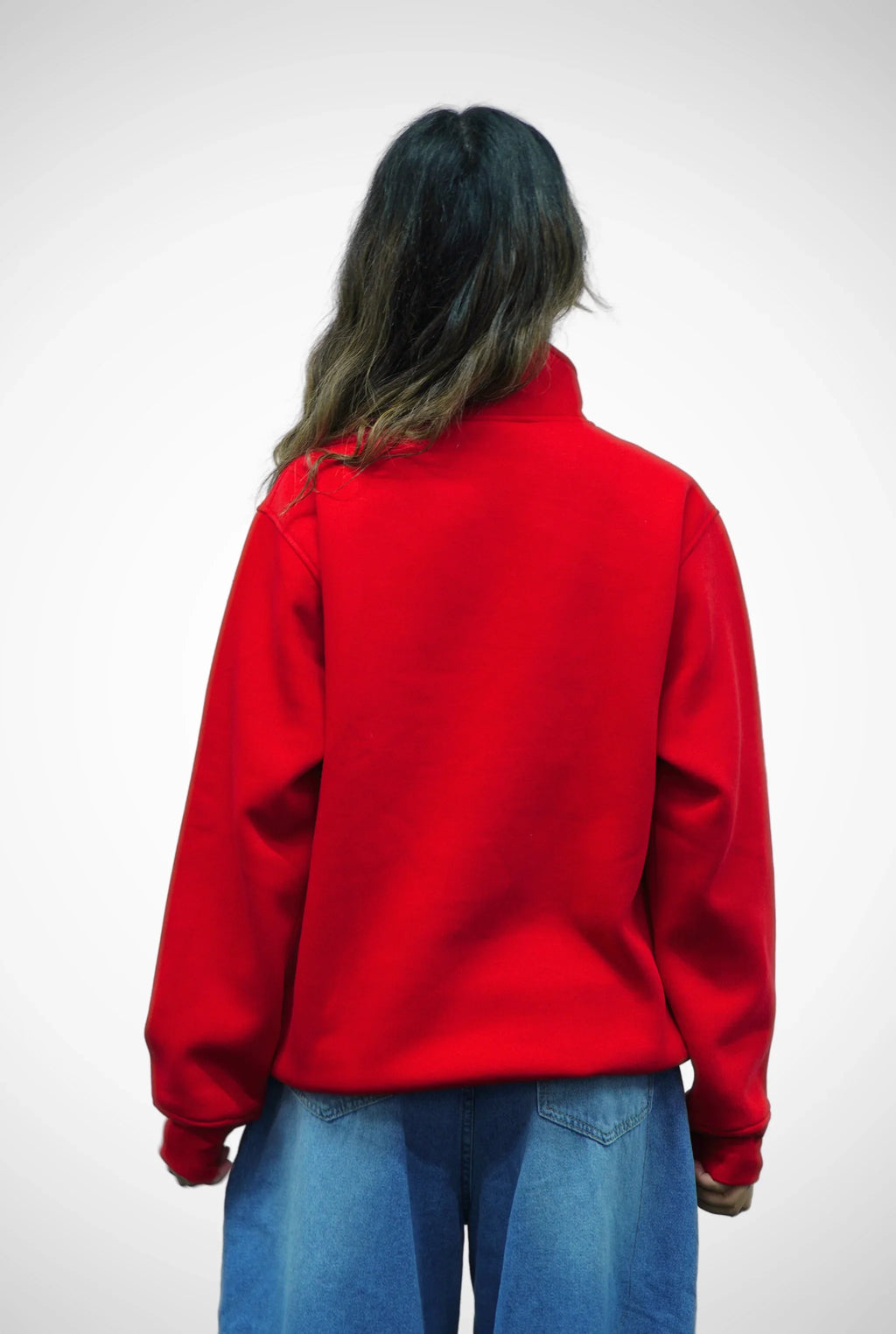 Unisex Signature Oversize High Neck Sweater